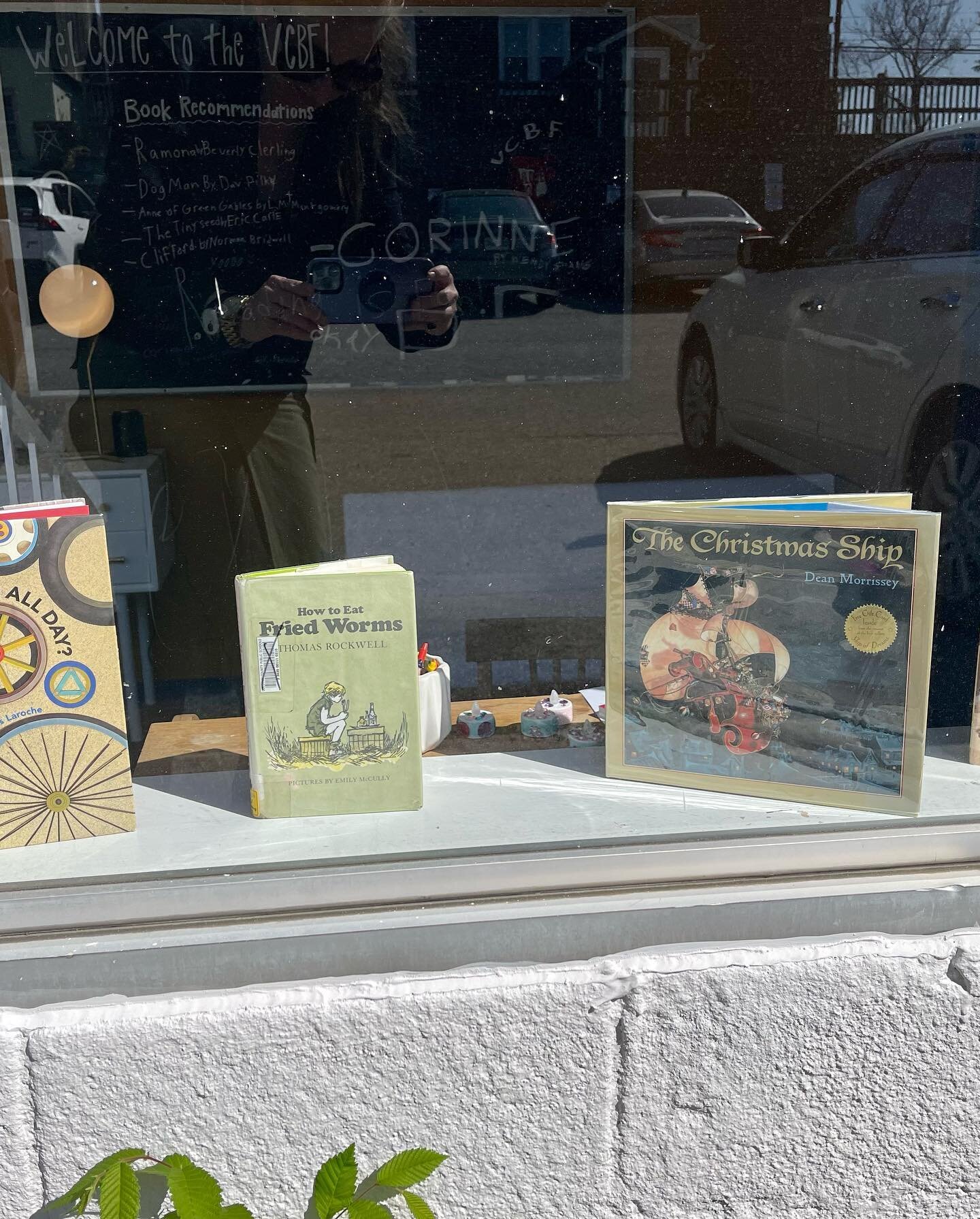 Just for kicks, we&rsquo;ve decided to add a bit of a theme to the books in one of our display windows? Can you guess this week&rsquo;s theme? Look closely! #80s #vcbf