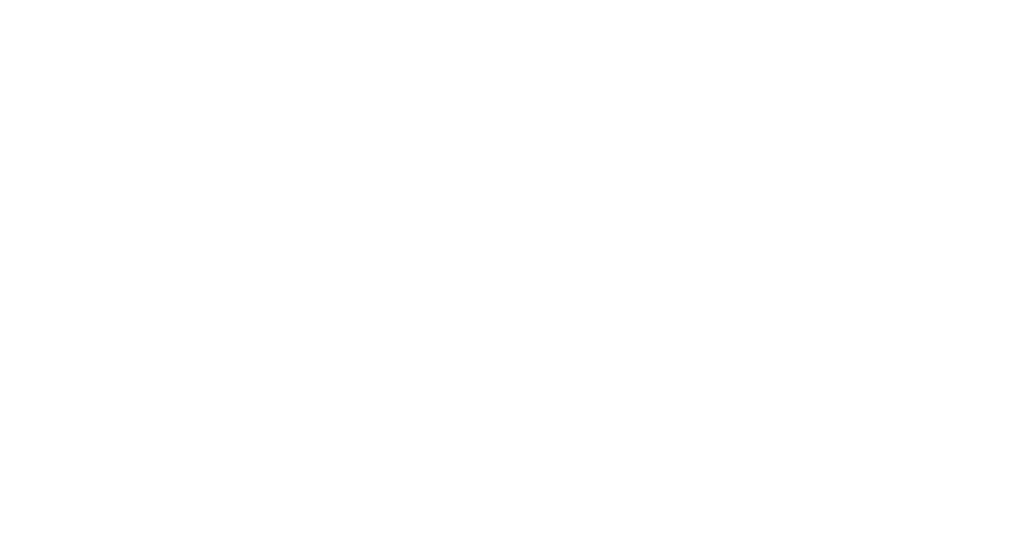 A black and white illustration of a mountain with a flag on top and winding paths leading up to it.