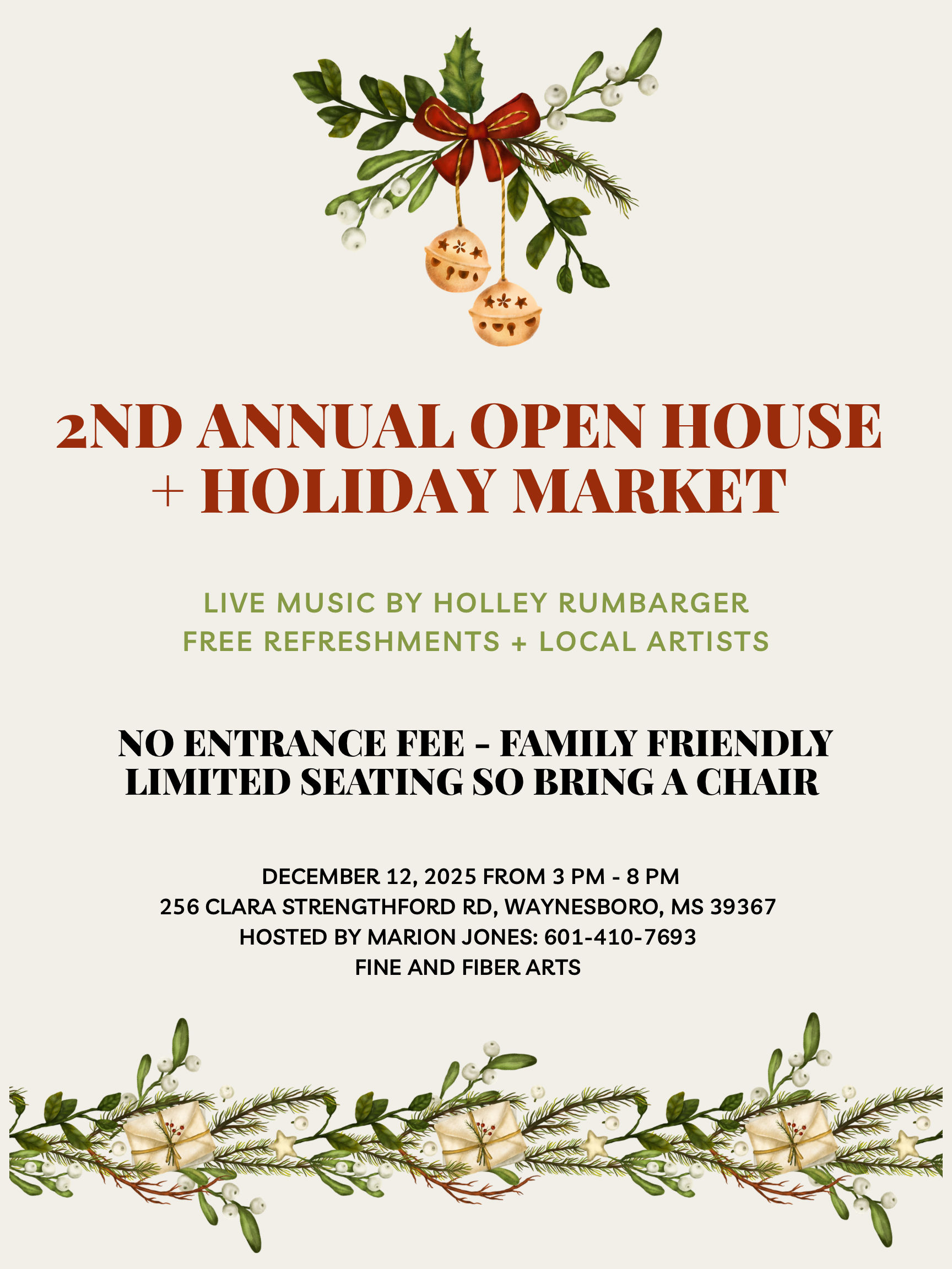 2nd Annual Open House + Holiday Market