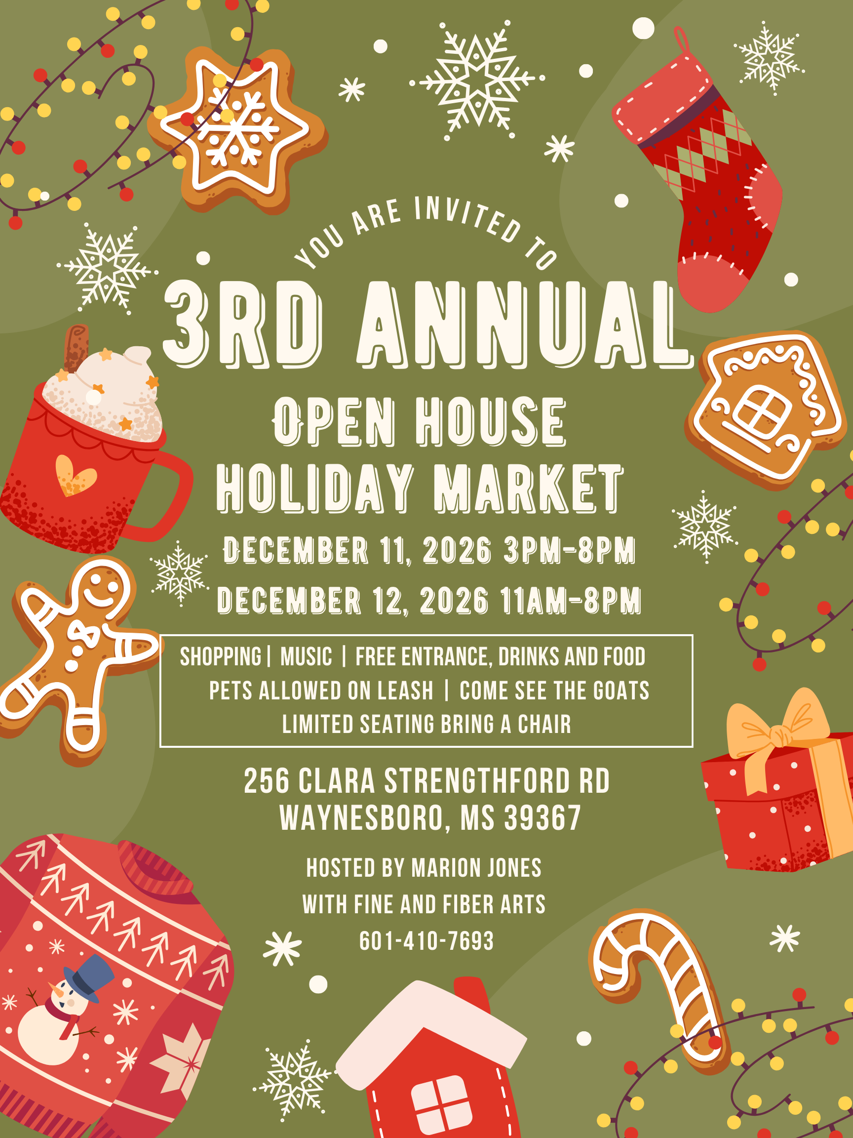 3rd Annual Open House + Holiday Market
