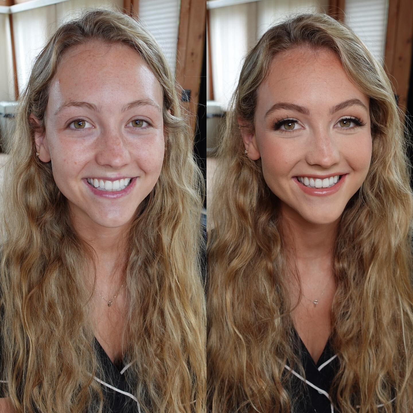 bridesmaid before and after 🫶🏻✨

key notes about this look:

✨ skin like complexion using @faceatelier to let the skin show thru (i live vicariously through ppl with freckles i love them!!)

✨ i used @fentybeauty bronzers as eyeshadow as the warm t