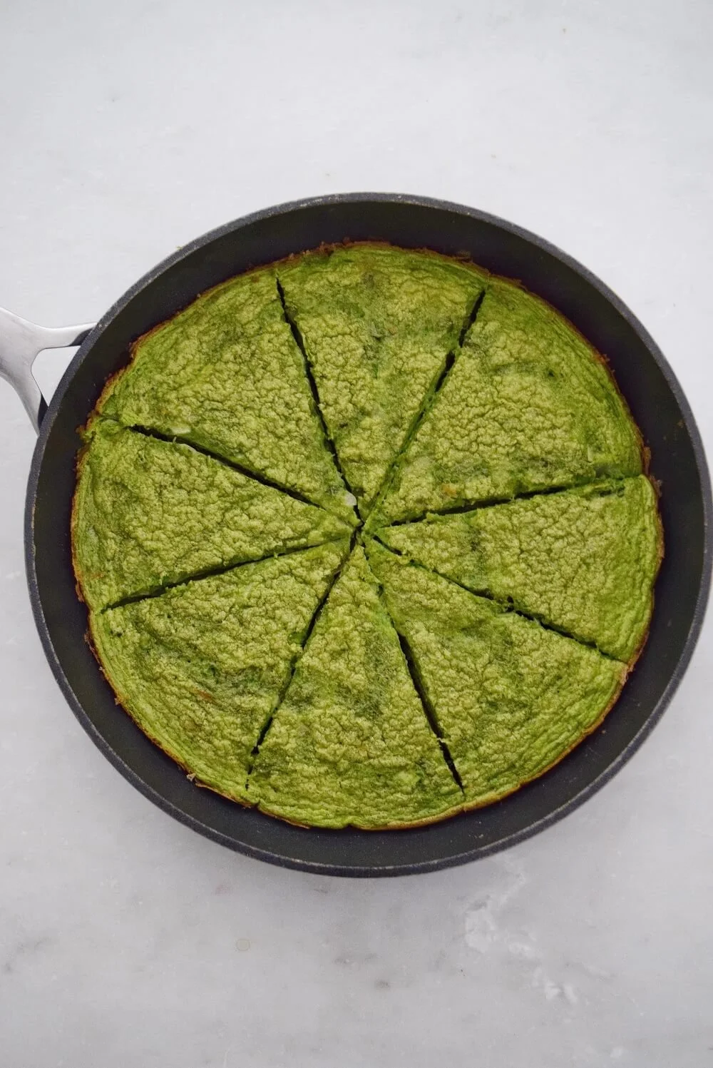 GREEN Vegetable Frittata St. Patrick's Day Breakfast