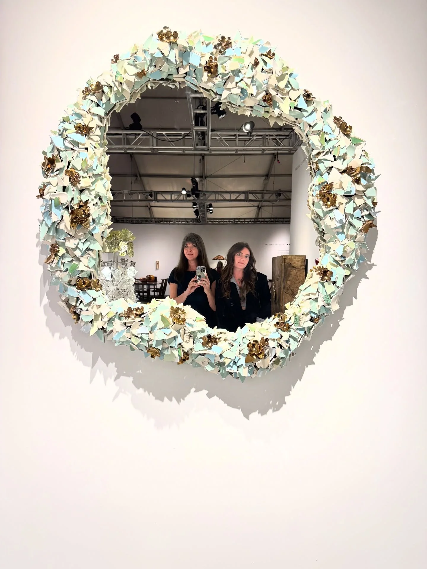 Reflections from @designmiami with @antiquebrodgeshow ✨✨✨