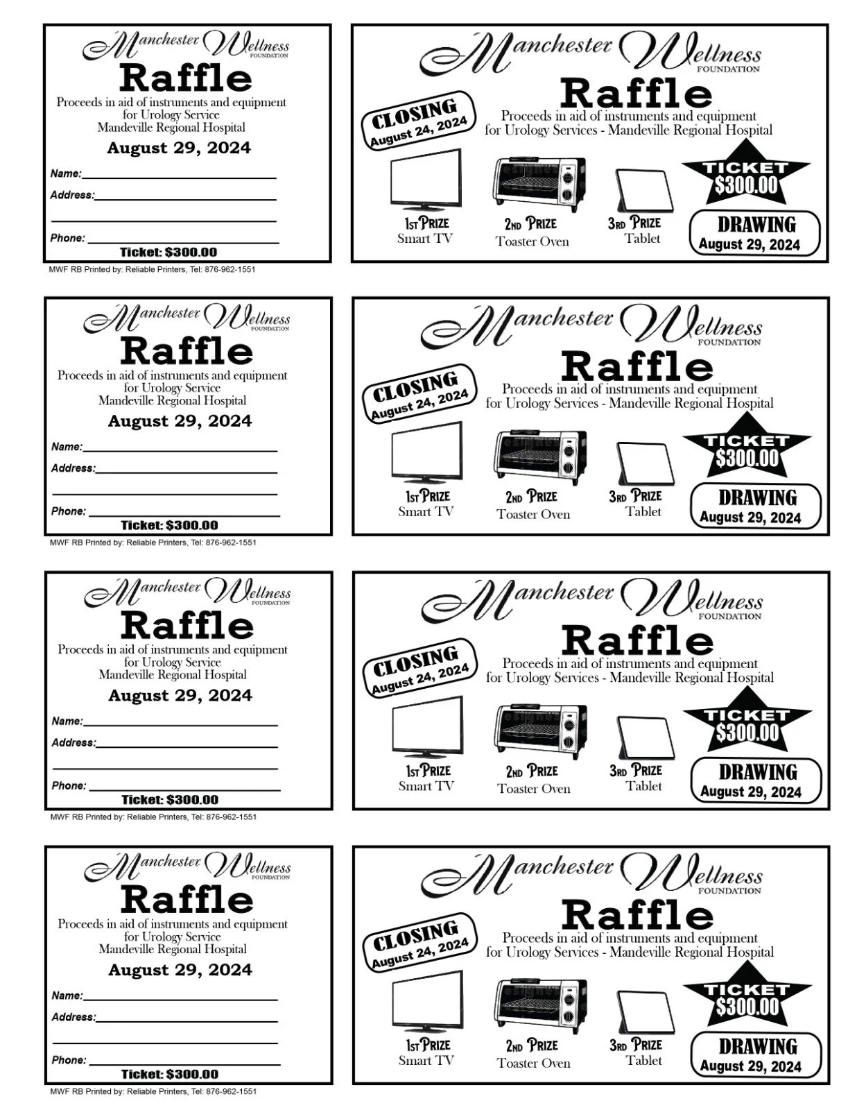 2024 Raffle — Manchester Wellness Foundation