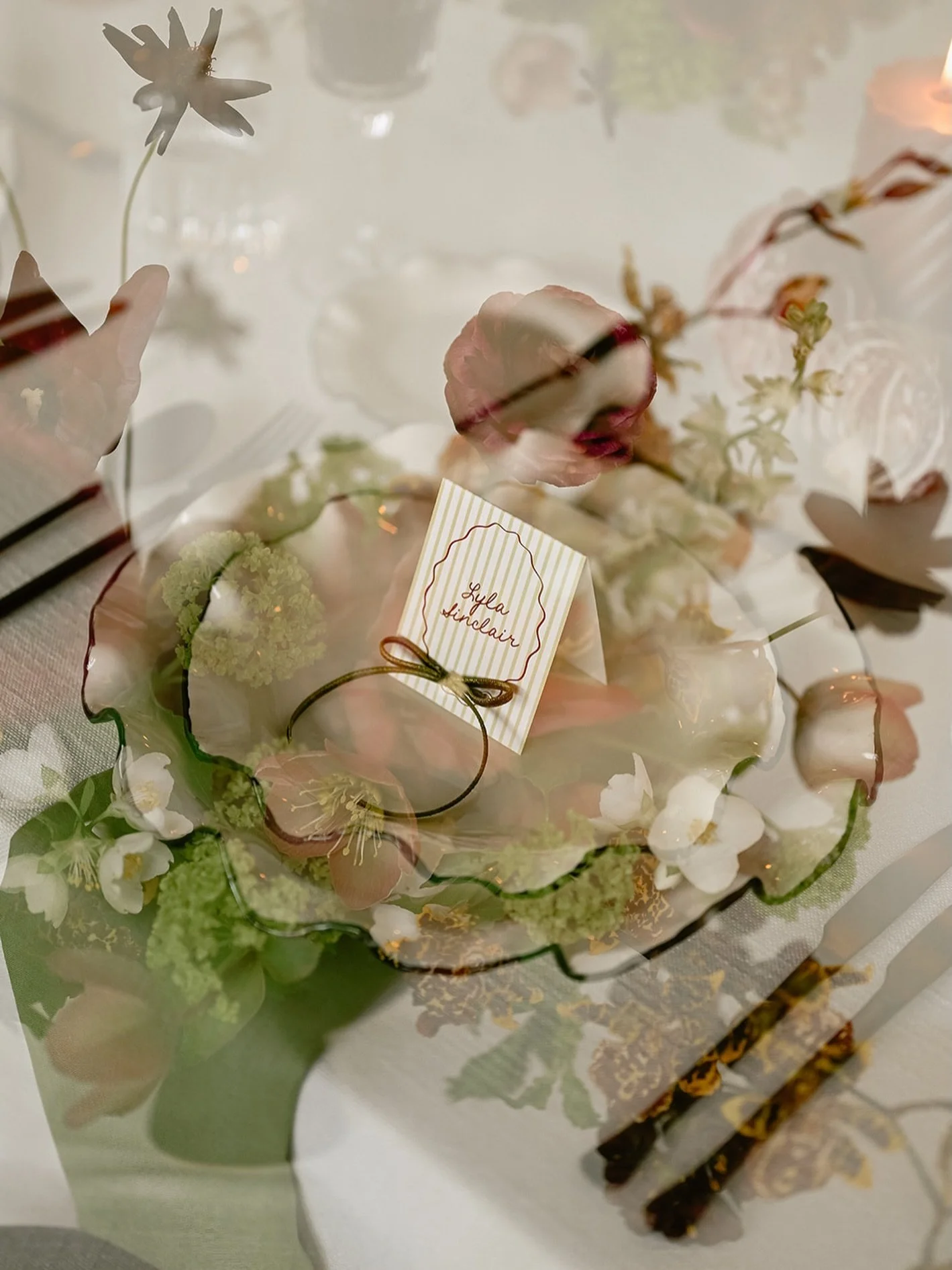 dreamy, layered, almost editorial. because in the hands of a great photographer, even the smallest details become art 🪄

@kimiaryaevents @catherinegocephoto @junebloomevents @paperpalette @tabletalesinc 

#DoubleExposure #EditorialWedding #WeddingDe