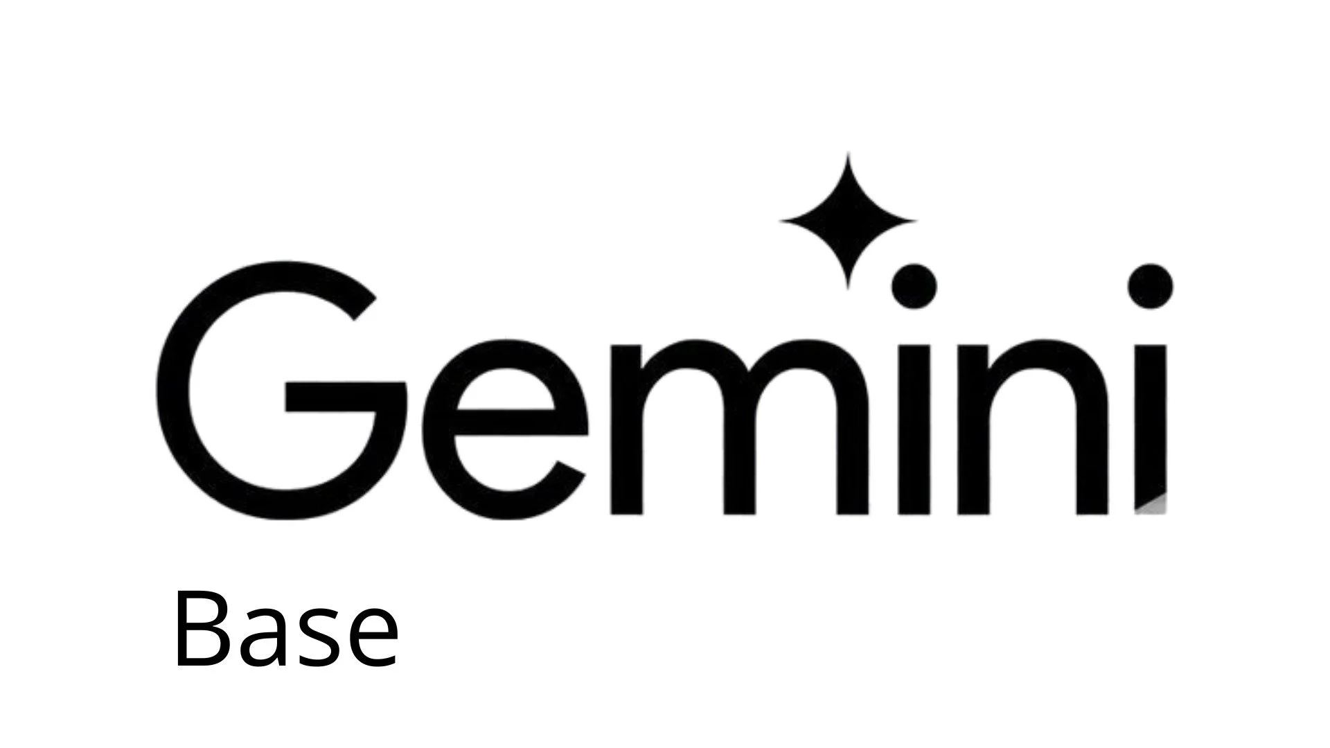 Il logo di Gemini con la parola 'Base' scritta sotto.