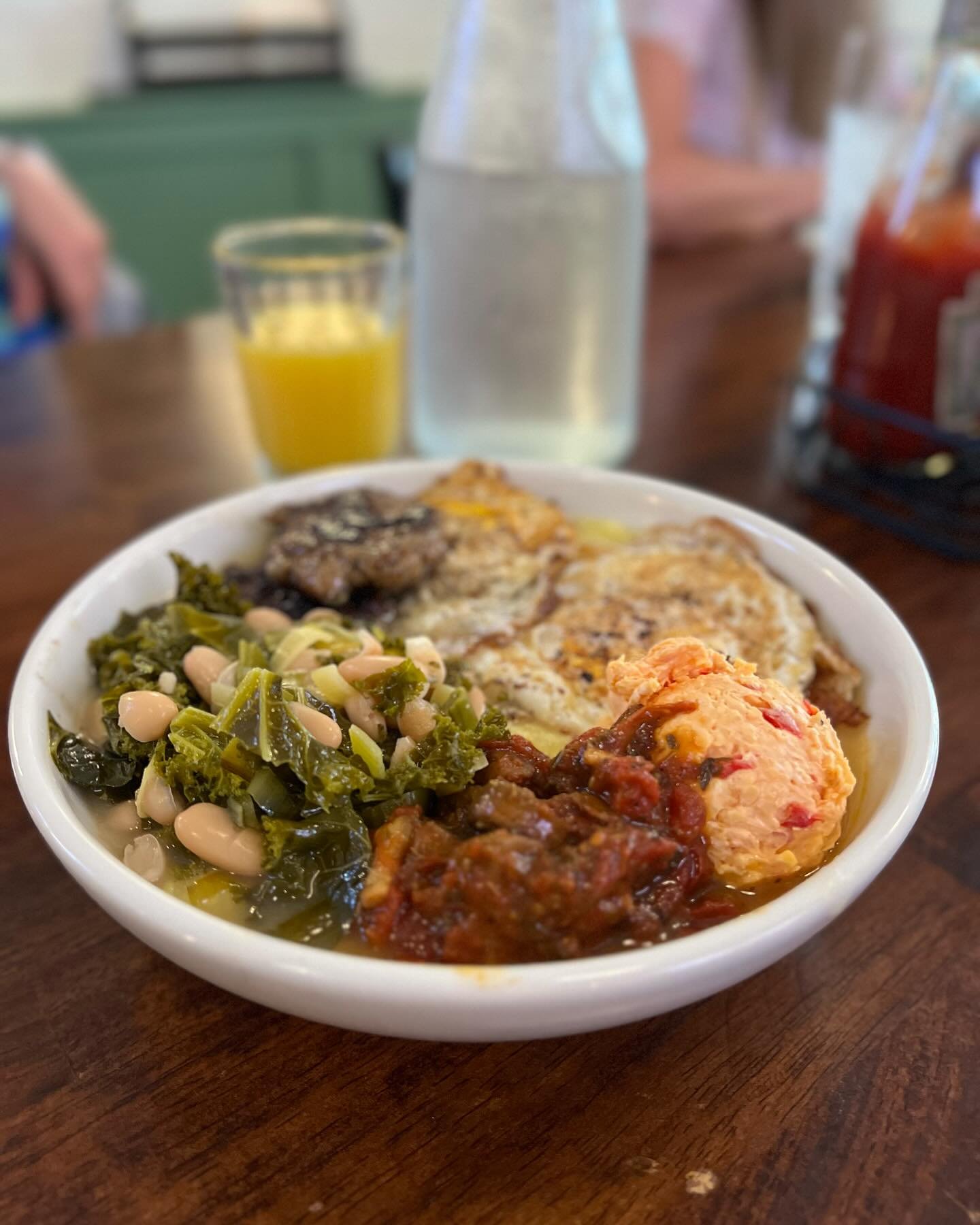 Reminder that we have brunch on Saturdays (10AM-1PM) and Sundays (10AM-2PM)! Pictured is the Grits Bowl with sausage and pimento cheese added. We are looking forward to the first MOTS of the season this evening (fingers crossed the weather holds out 