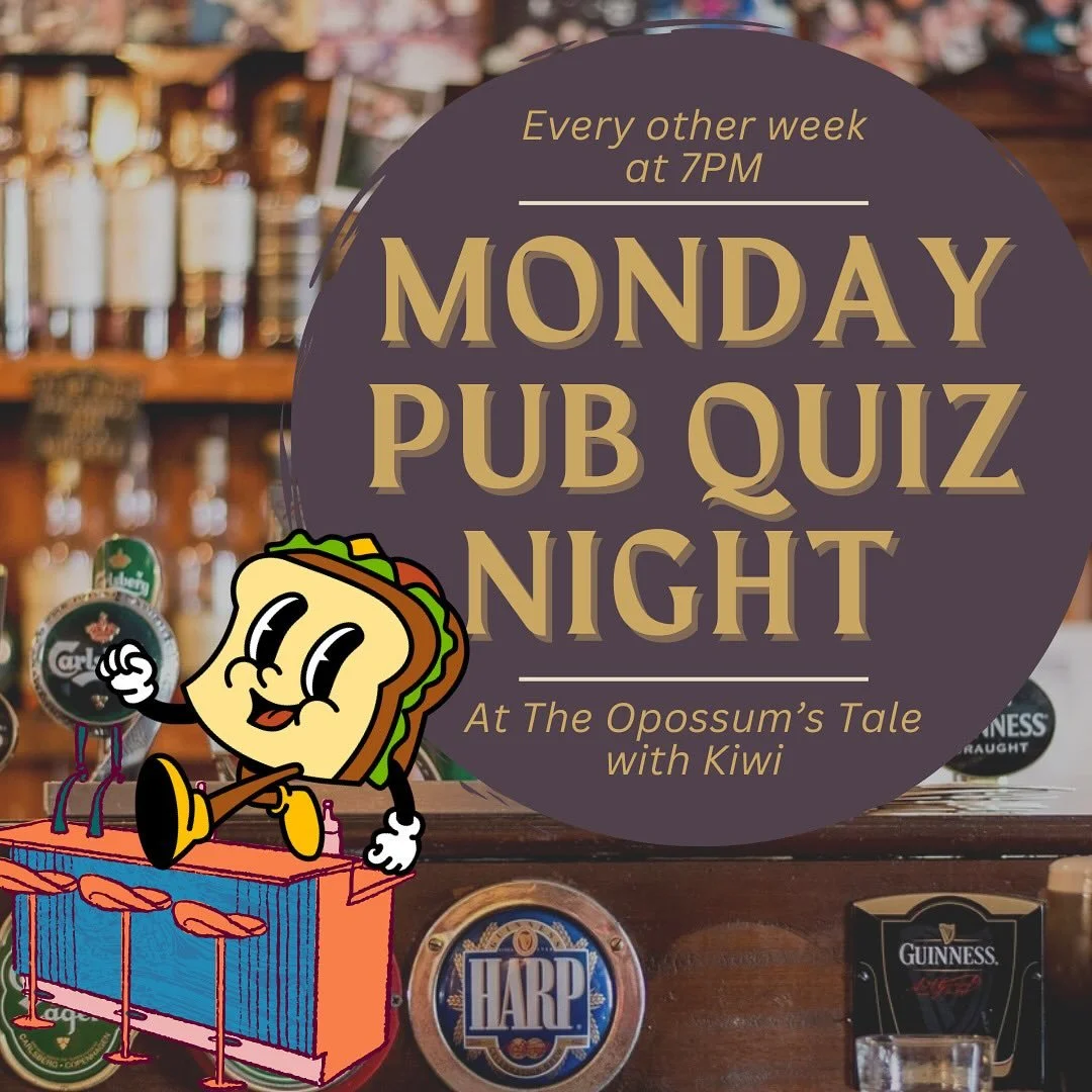 @triviawithkiwi and Meatloaf Sandwiches tonight!!! We open at 5p with trivia from 7p~8p. Can&rsquo;t wait to see y&rsquo;all. #theopossumstale #probablythebestpubinjonesborough