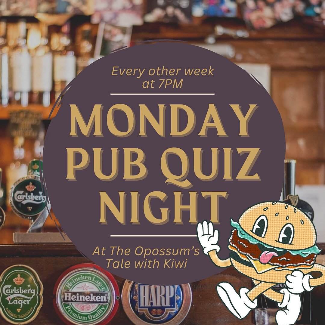 Tonight (Monday, 12/22) is the final pub quiz of the year with @triviawithkiwi! And we&rsquo;re slinging Smash Burgers as our special! Come see us!! #theopossumstale #probablythebestpubinjonesborough #possumblythebestpubinjonesborough