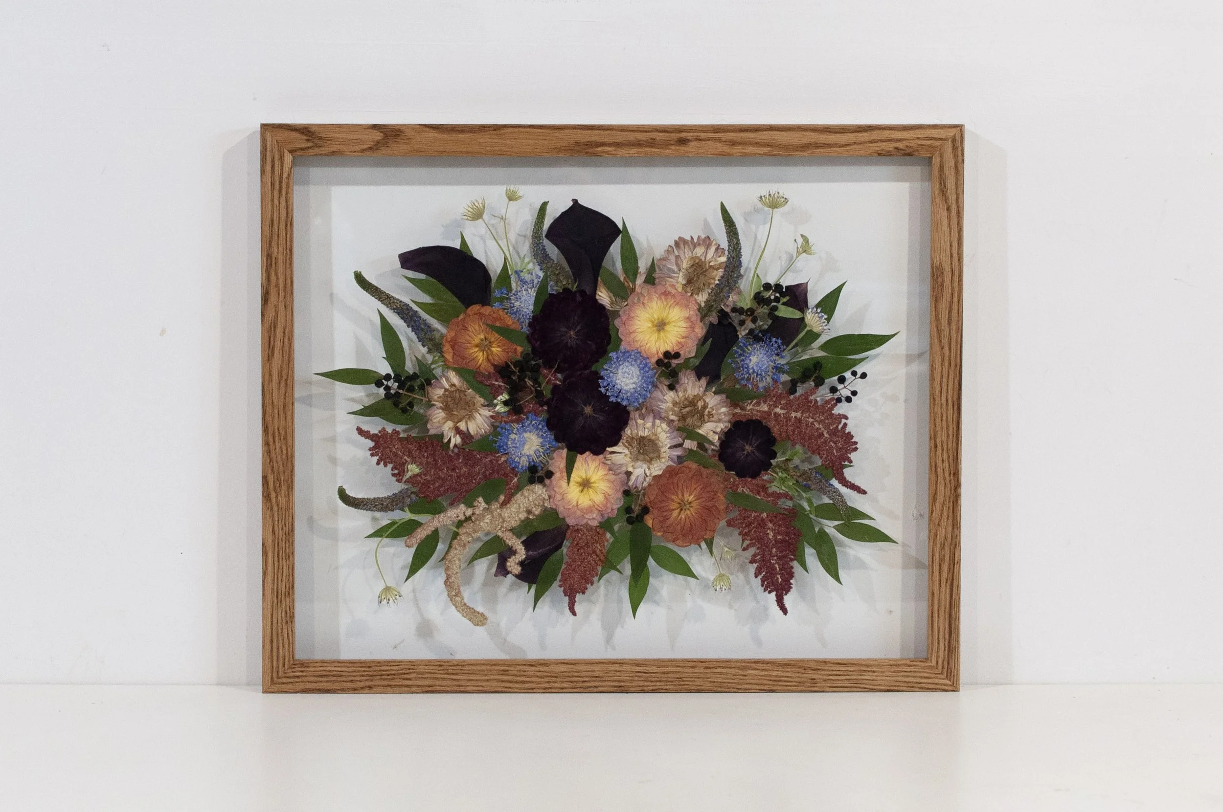 16" x 20" Float Frame, American Oak