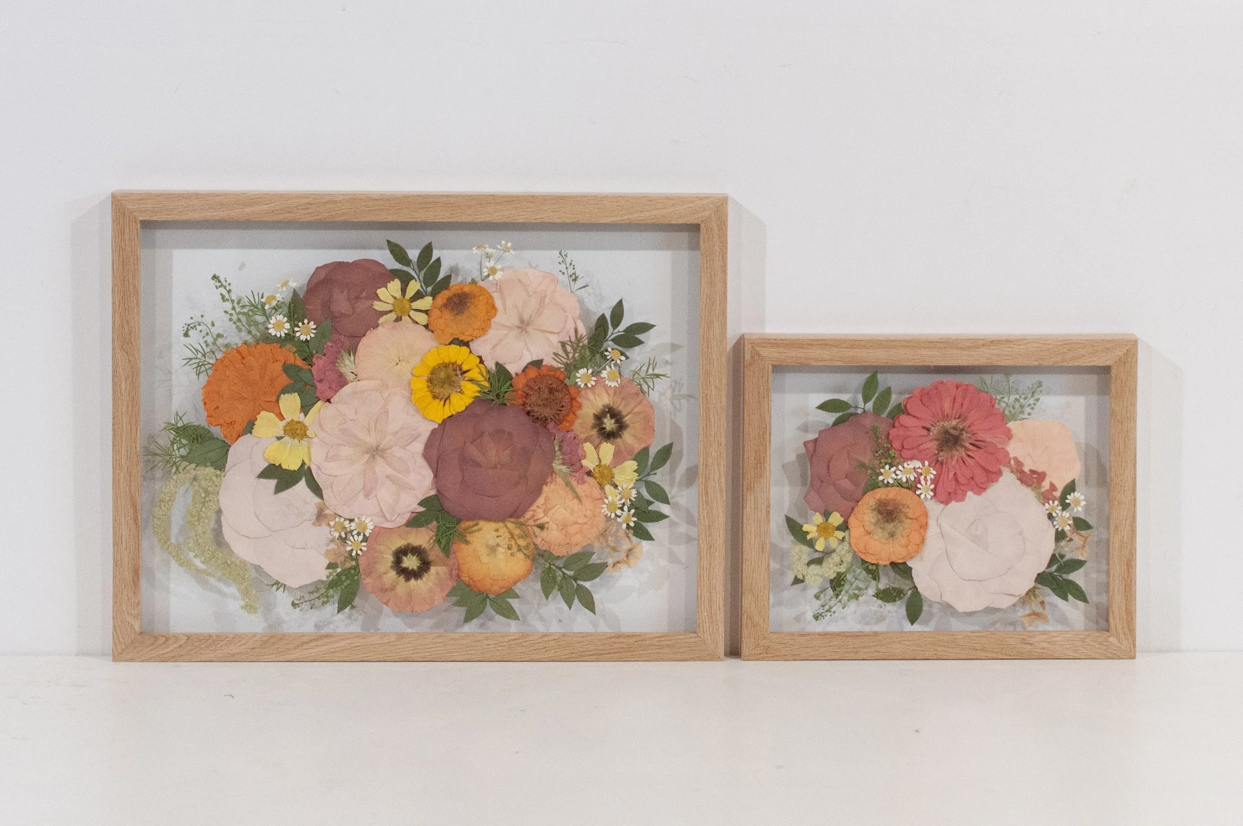 12" x 16", 8" x 10" Float Frame, Natural, Colour Corrected