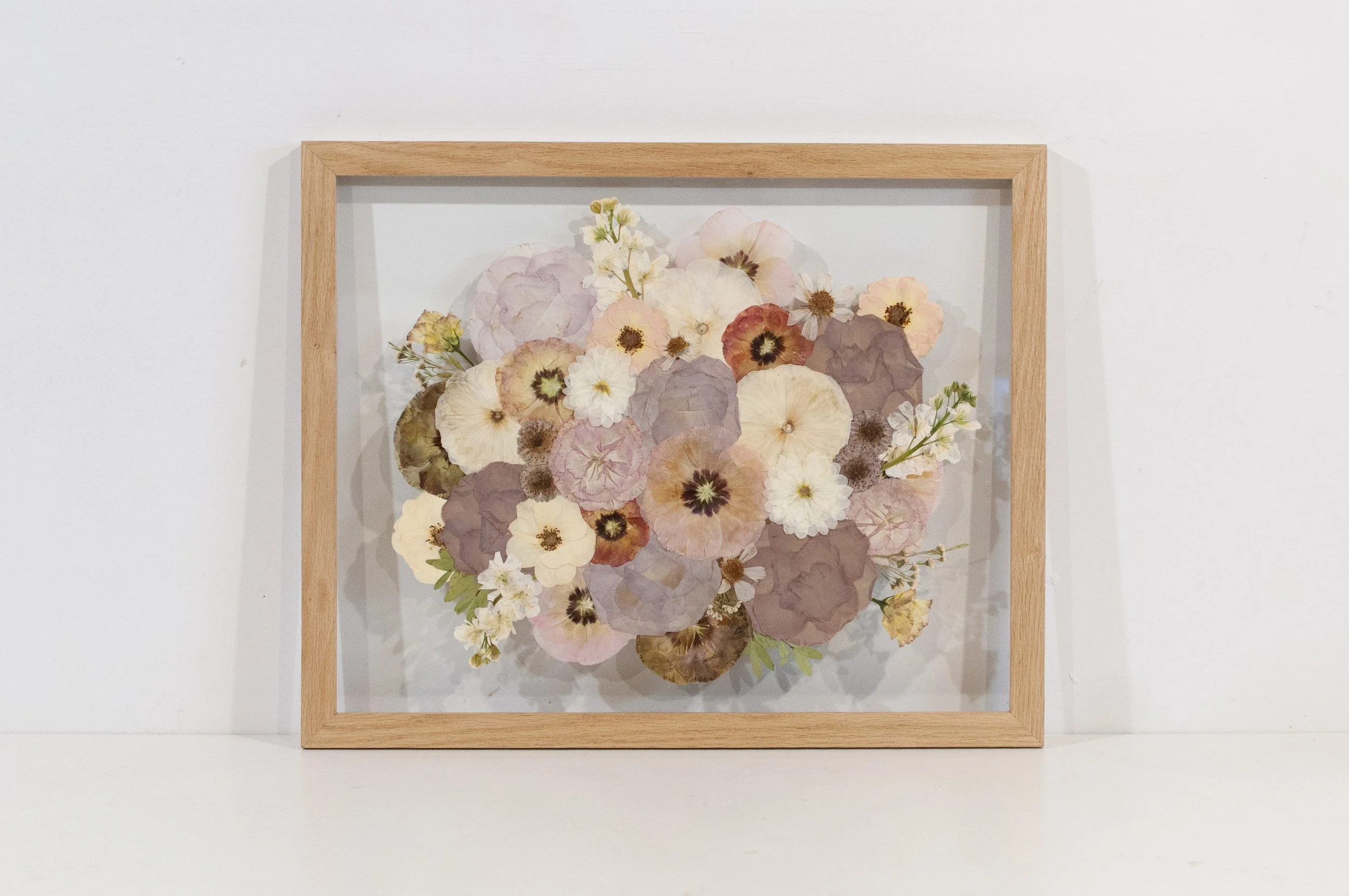 16" x 20" Float Frame, Natural Oak