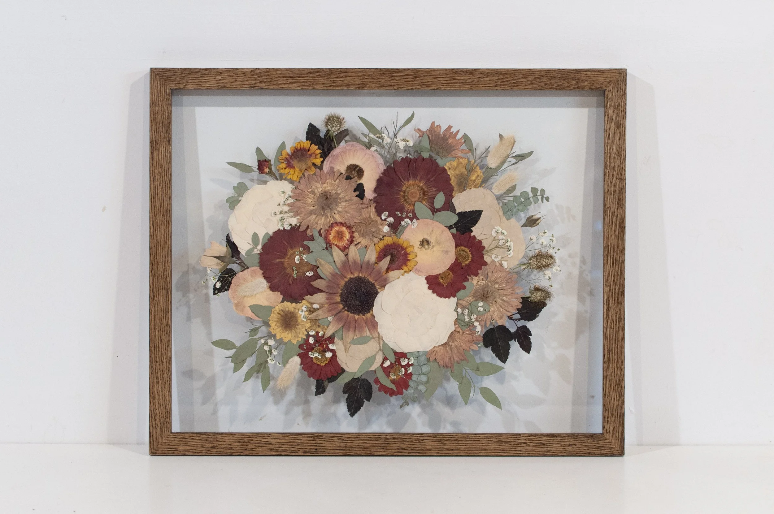 16" x 20" Float Frame, Walnut, Colour Corrected