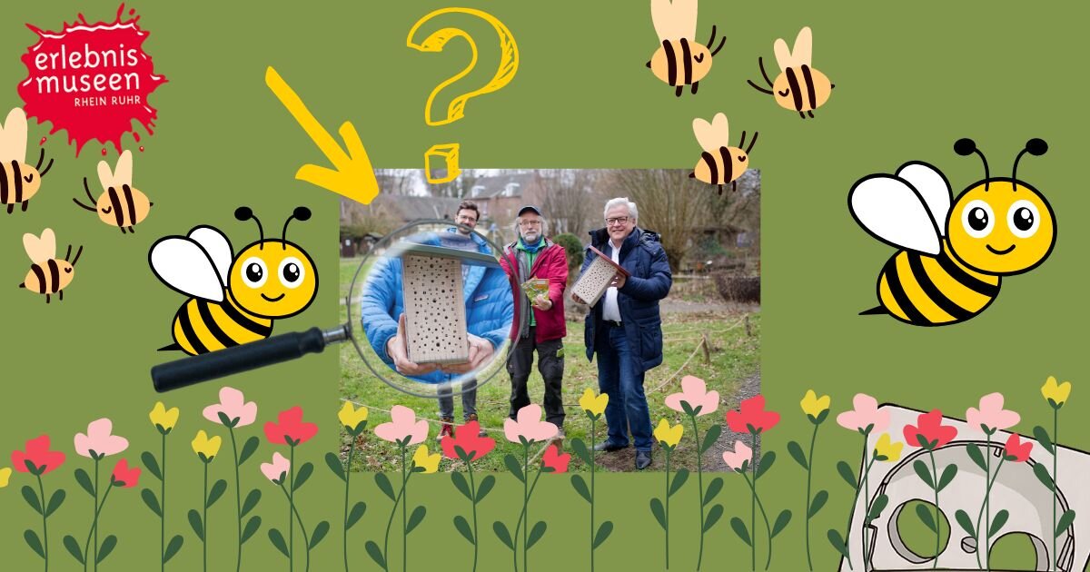 Wisst ihr, was das ist? Eine Nisthilfe f&uuml;r Bienen🐝. Genau wie die Menschen suchen sich die Bienen auch einen guten Ort f&uuml;r ihren Nachwuchs aus. Die geh&ouml;rnte Mauerbiene macht sich sogar schon bei milden Temperaturen im M&auml;rz auf di