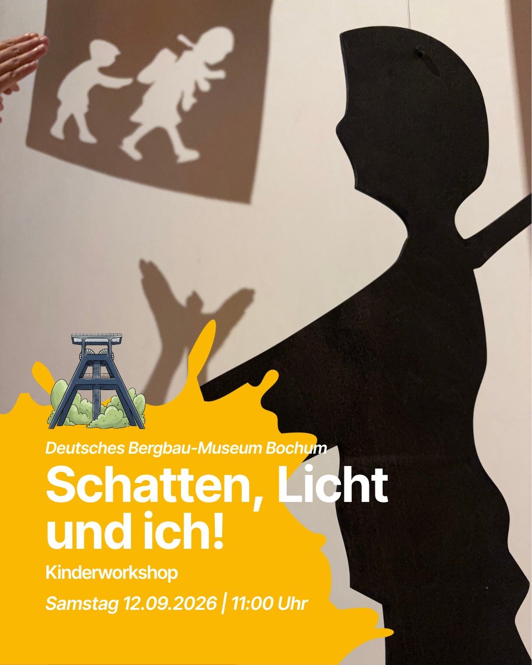 ✂️ Schatten, Licht und ich!

Aus Papier werden Gef&uuml;hle: Im Kinderworkshop am 12. September entdecken Kinder im Deutschen Bergbau-Museum Bochum die Kunst des Scherenschnitts. Ausgangspunkt sind die Arbeiten der K&uuml;nstlerin Tisa von der Schule