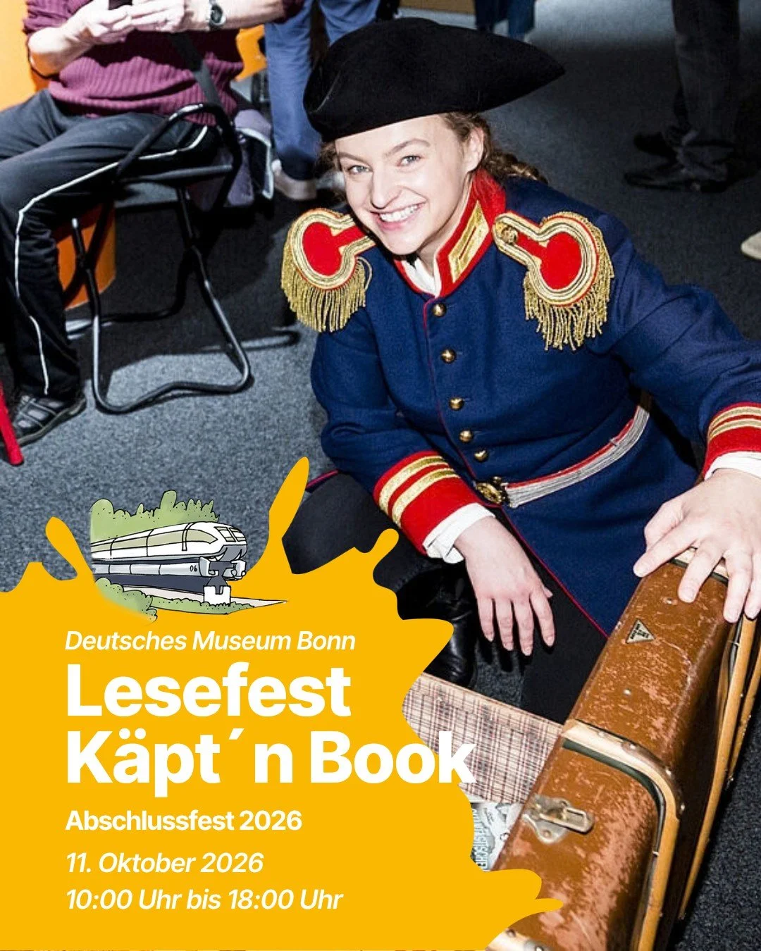 📚 Leinen los f&uuml;r K&auml;pt'n Book! 📚

Zum gro&szlig;en Abschlussfest des Rheinischen Lesefests geht's im Deutschen Museum Bonn auf Expedition in die Pixelwelt! 🟩🟫 Schnappt euch den Block und taucht ein in quadratische Abenteuer, mitten in de