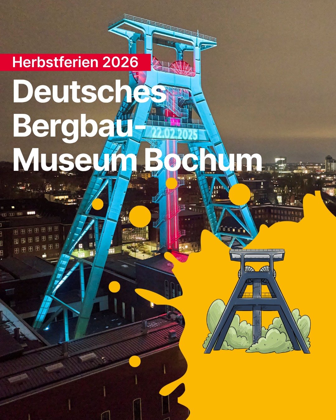 📖 Deine Idee, deine Geschichte!

Was haben dein Alltag, das Ruhrgebiet und die Bergmannskultur gemeinsam? 
In der Geschichtenwerkstatt des @bergbaumuseum.bochum  kannst du genau das herausfinden: Du entwickelst deine eigene Erz&auml;hlung und lernst