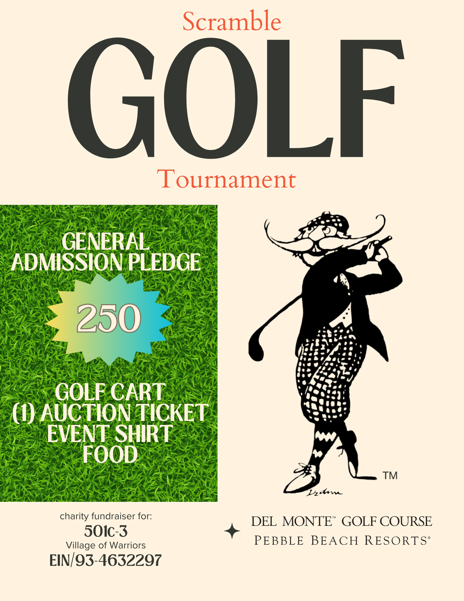 Del Monte Charity Golf Gen. Adm.