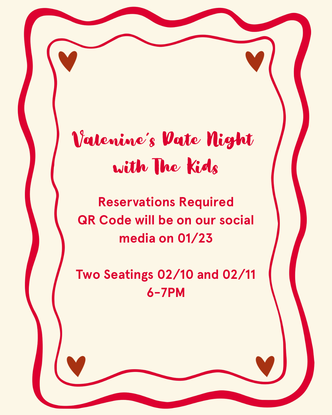 Valentine's Date Night with The Kids