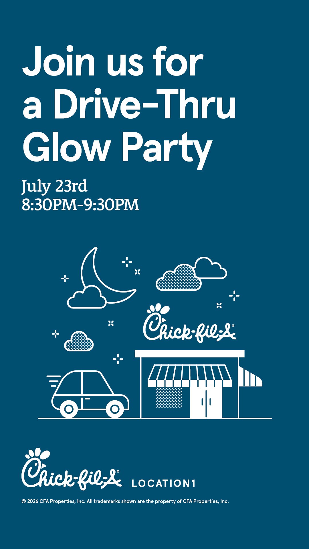 Glow Party In The Drive Thru