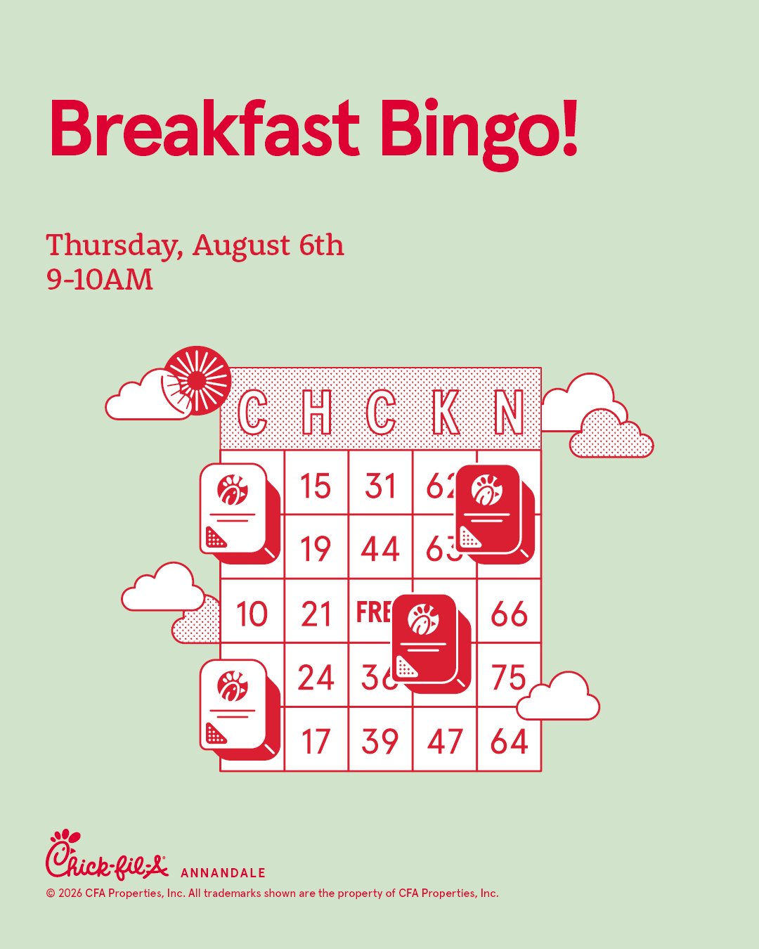 Breakfast Bingo