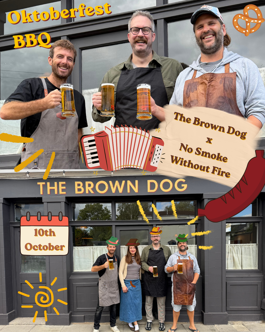 Oktoberfest BBQ – The Brown Dog x No Smoke Without Fire