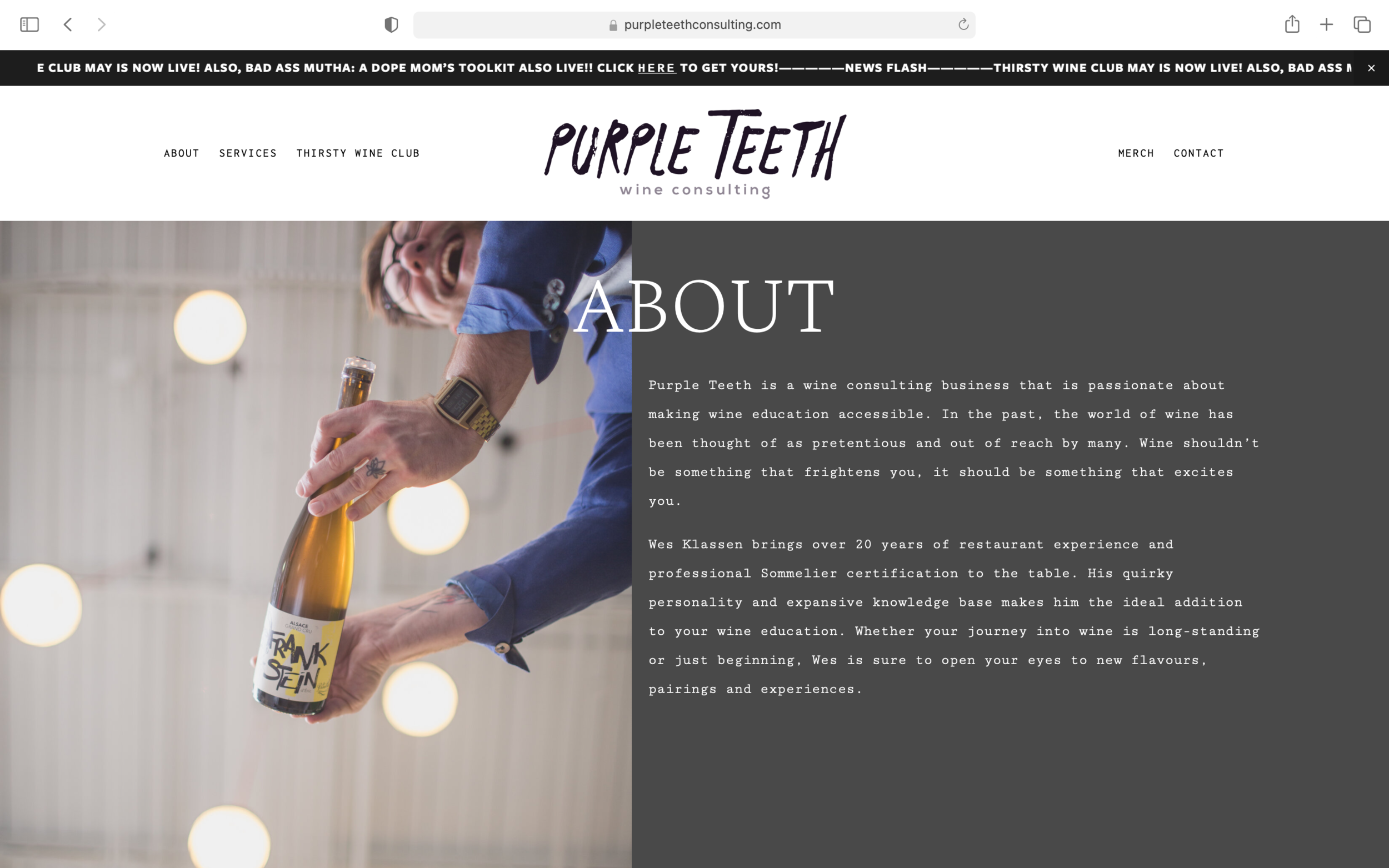 Purple Teeth Wine Consulting