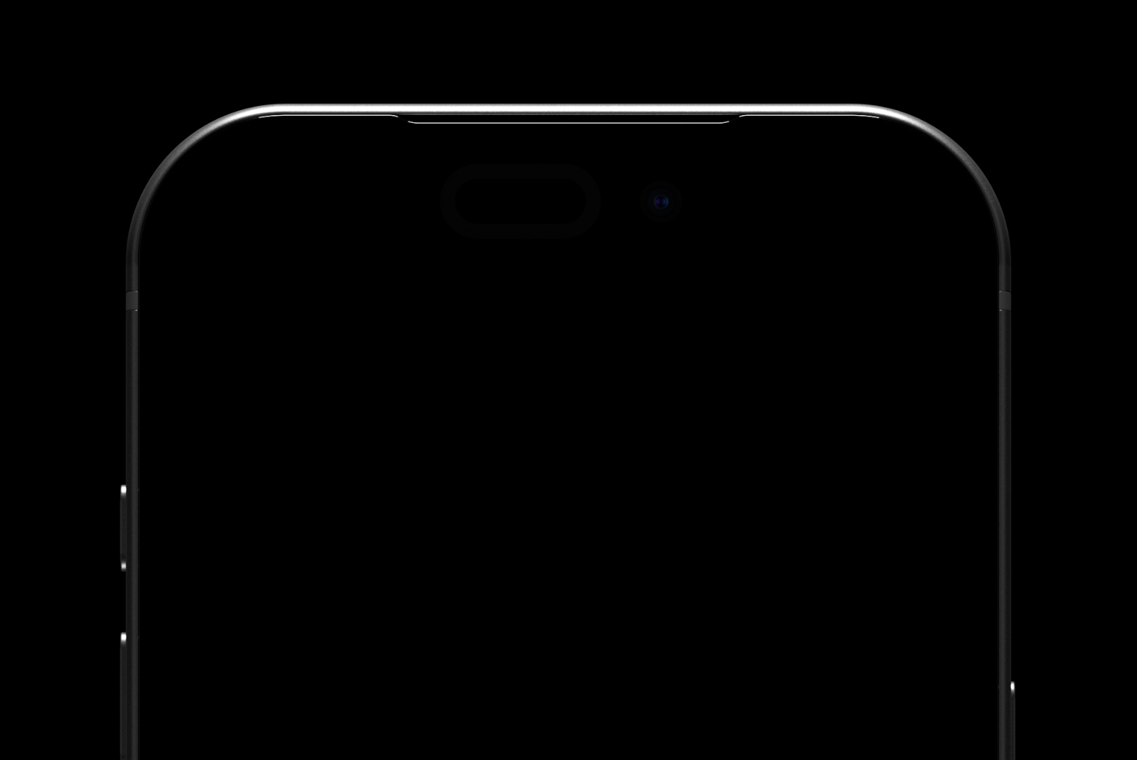 Low-contrast front view highlighting glass and frame