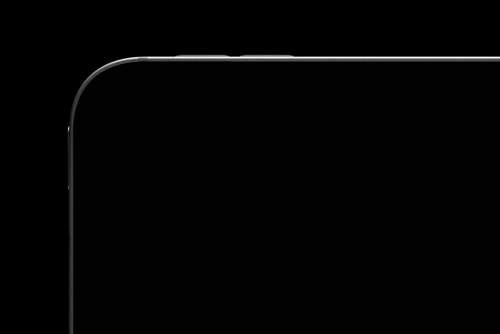 iPad Pro mockup side edge close-up