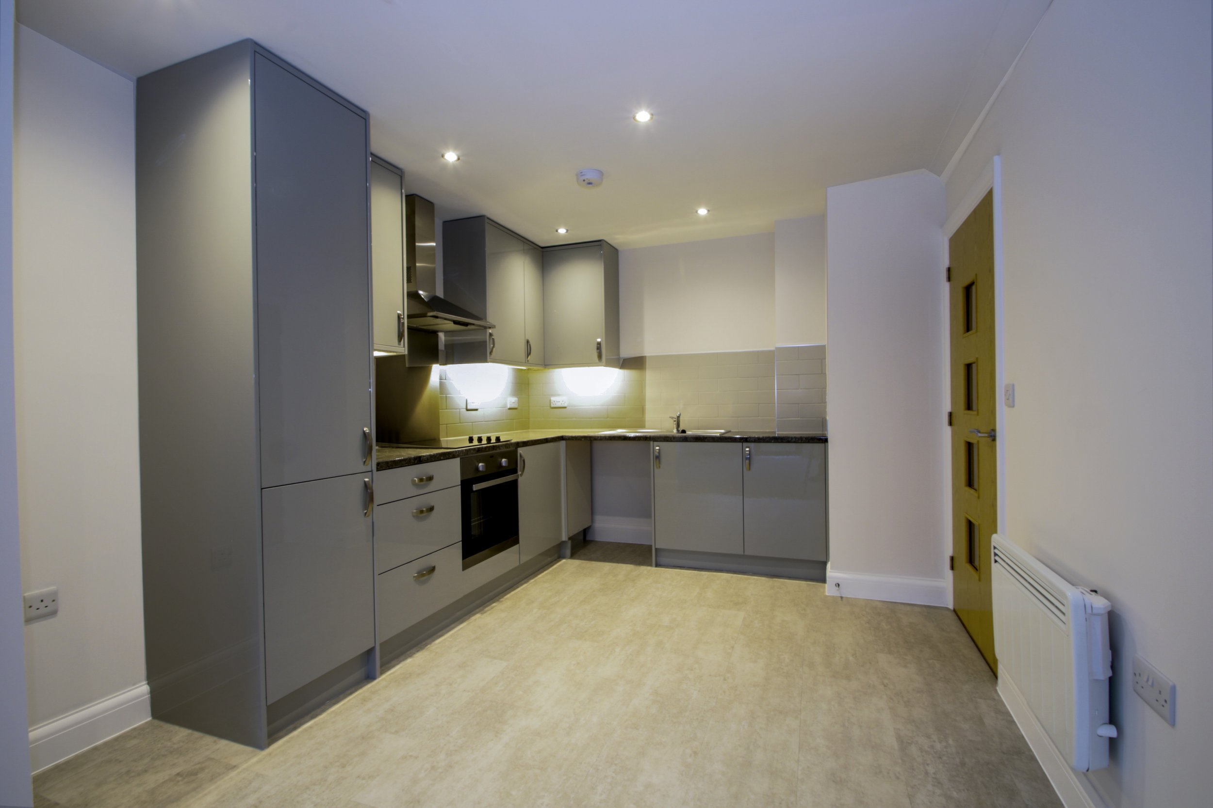 Interior view- apartment kitchen