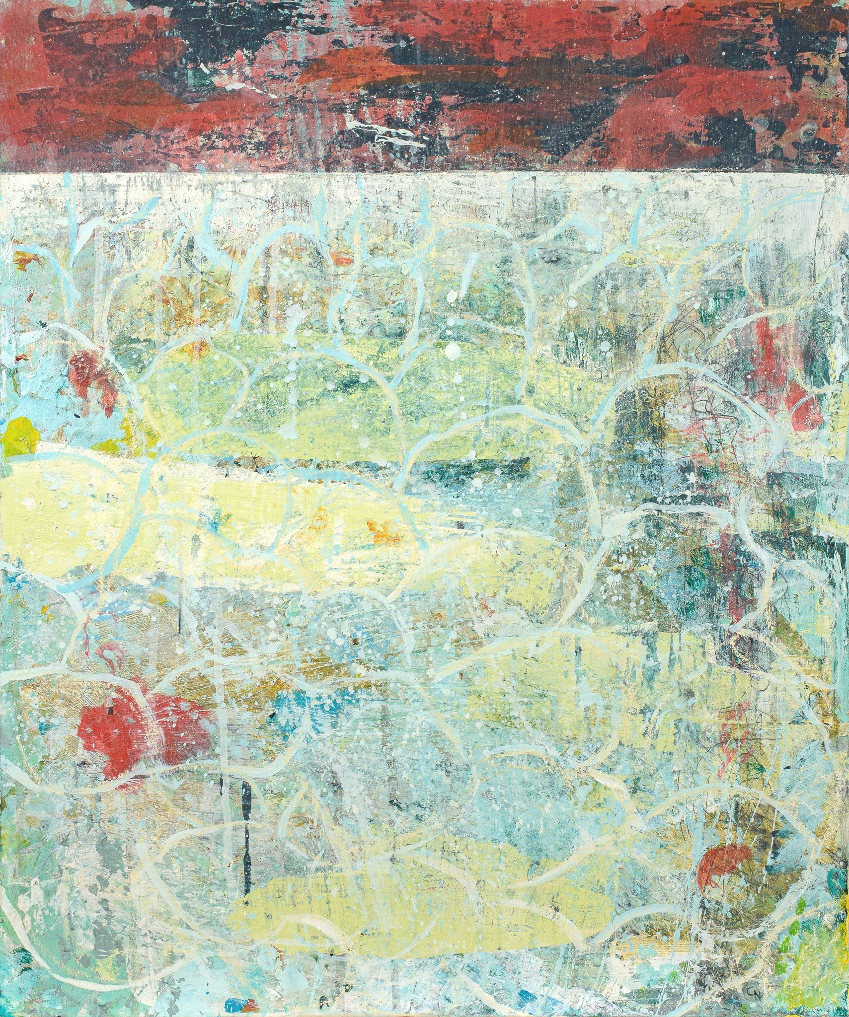 Cool Pool on a Hot Summer Day 
36" x 24" (SOLD)