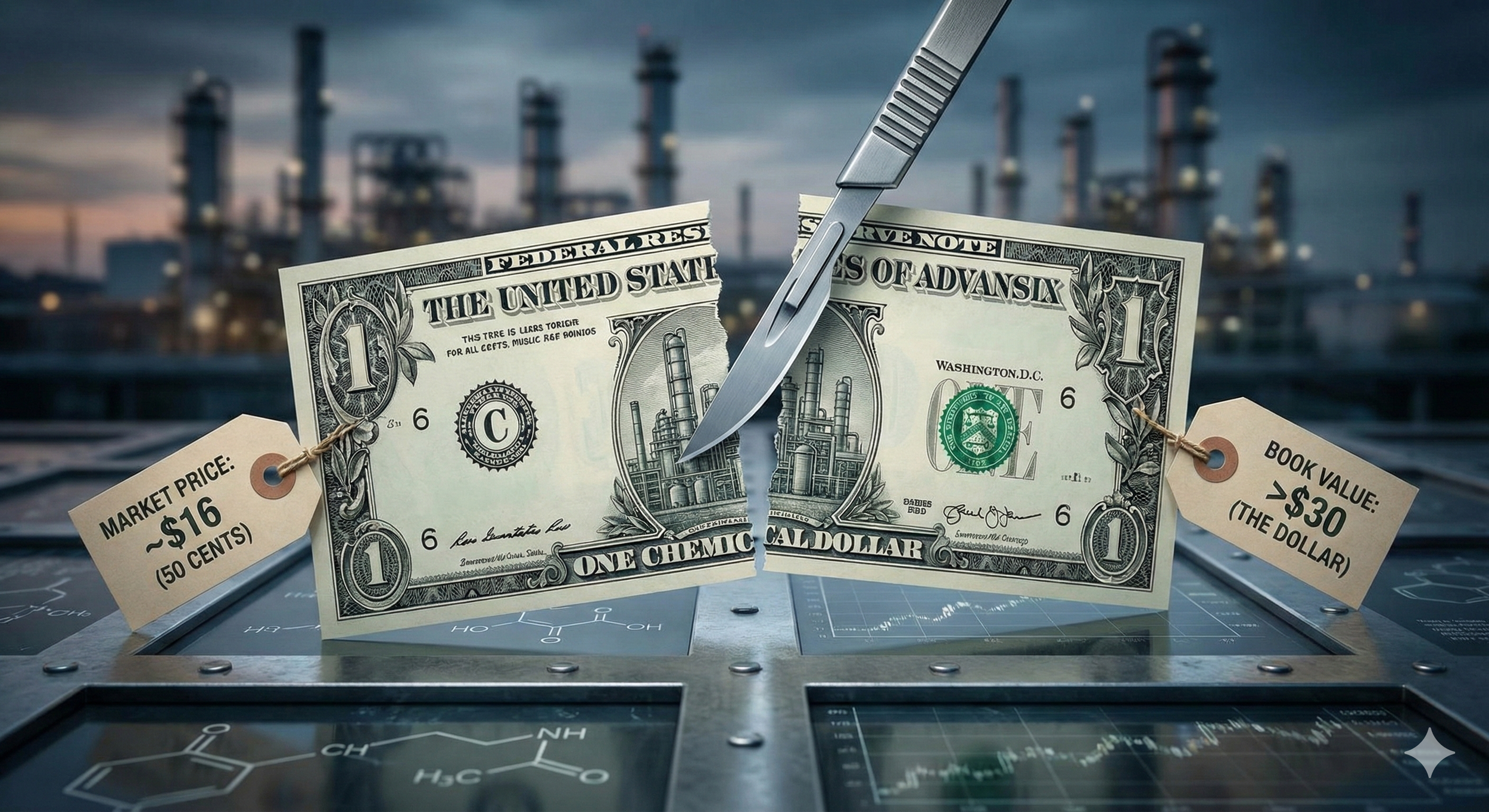 THE CHEMISTRY OF MISPRICING: WHY ADVANSIX (ASIX) IS A "DOLLAR FOR 50 CENTS"