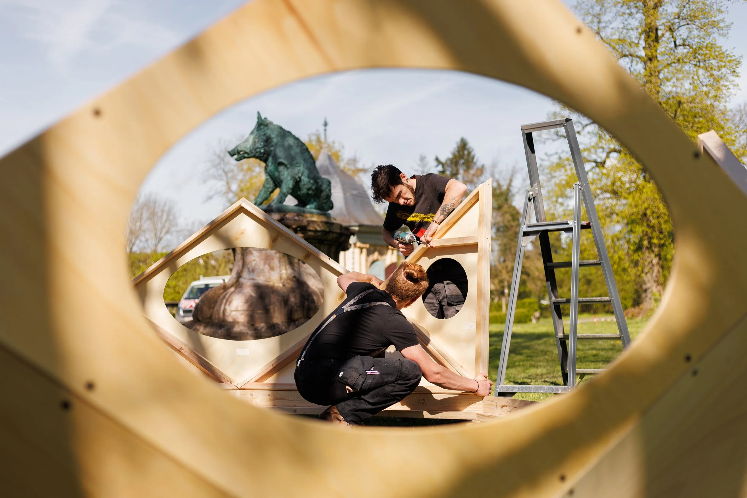 BV Wood construction bois insolite zome dome foire de jardin Enghien 2024