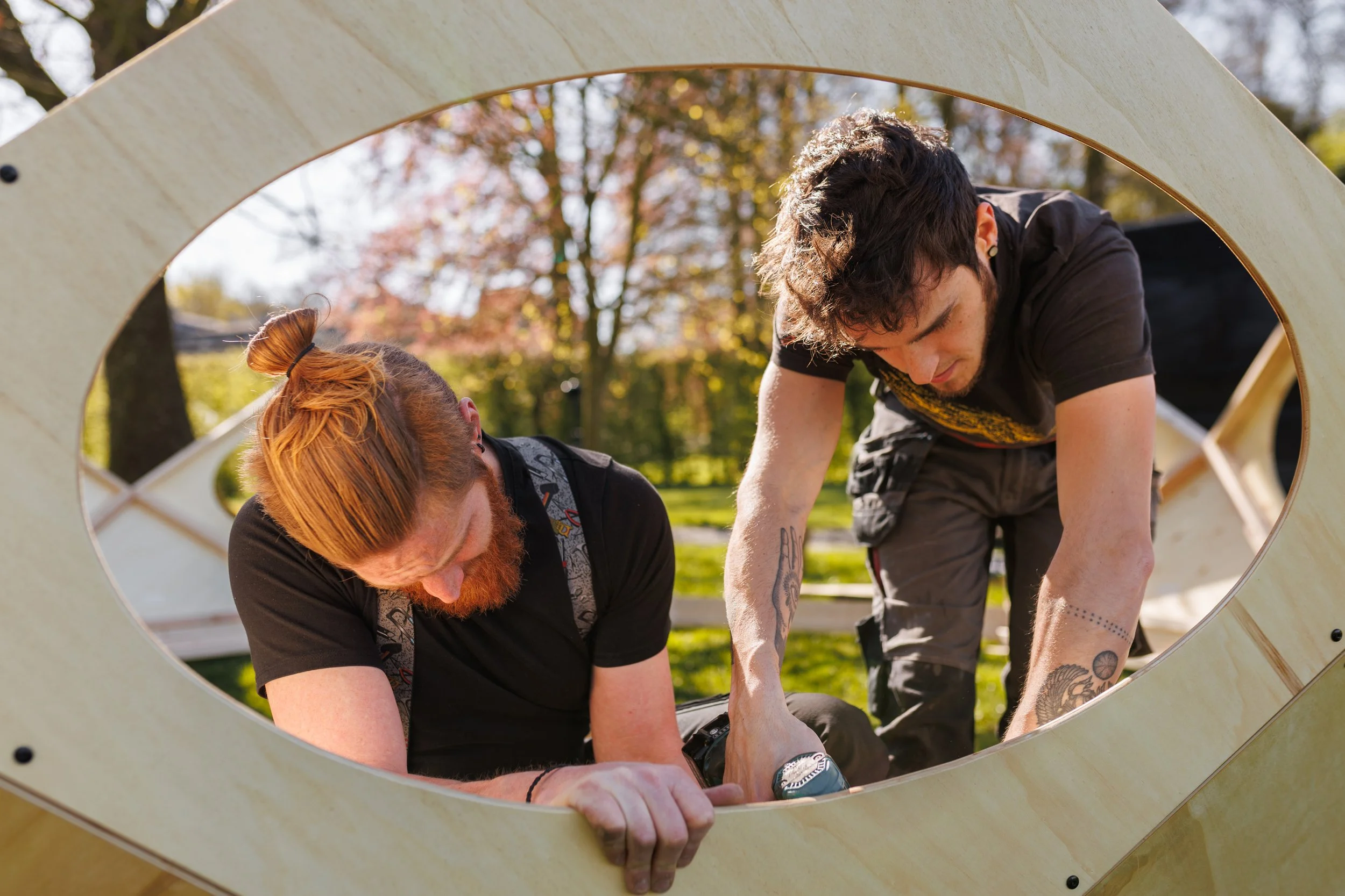 BV Wood construction bois insolite zome dome foire de jardin Enghien 2024