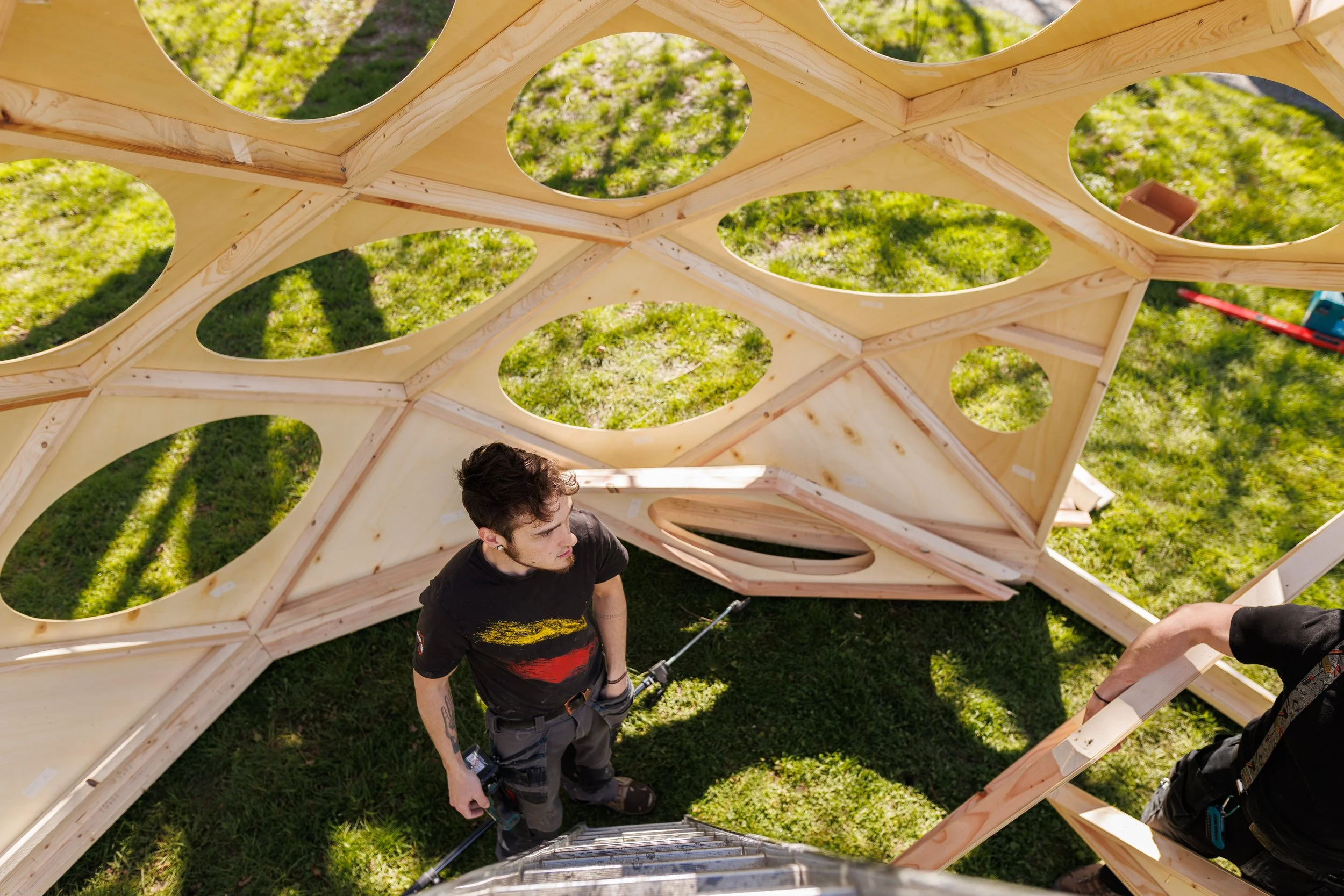 BV Wood construction bois insolite zome dome foire de jardin Enghien 2024