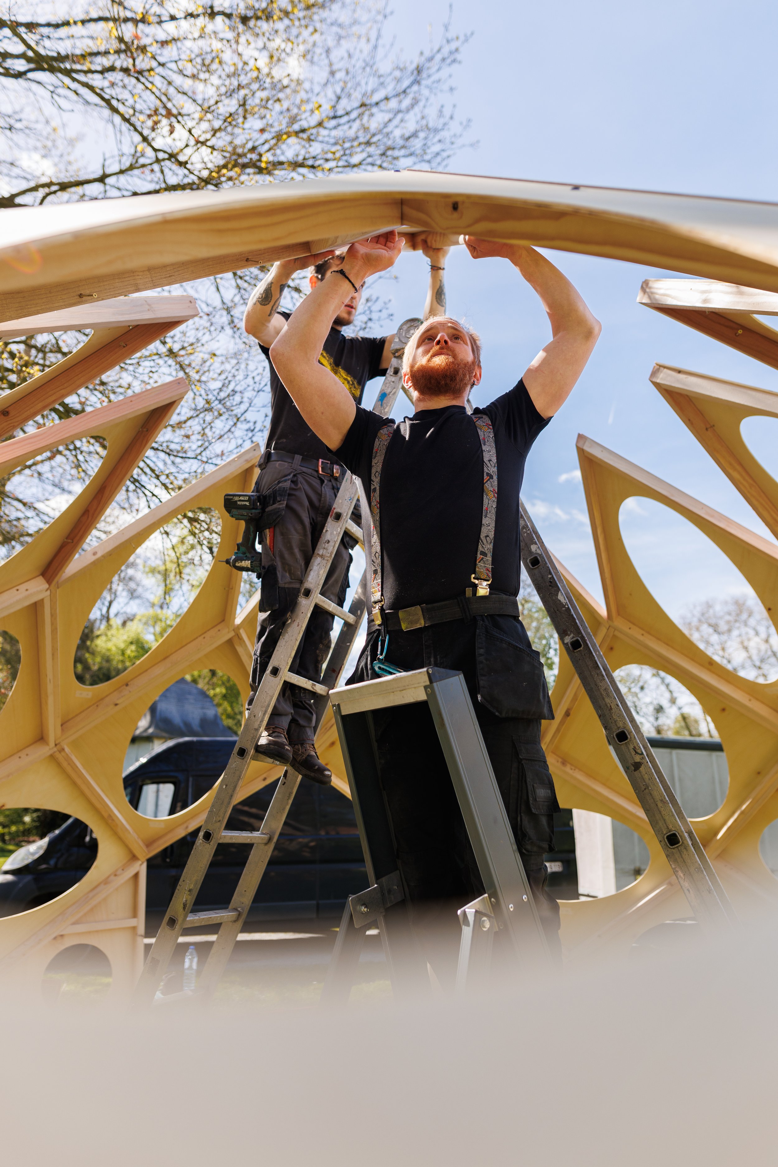 BV Wood construction bois insolite zome dome foire de jardin Enghien 2024