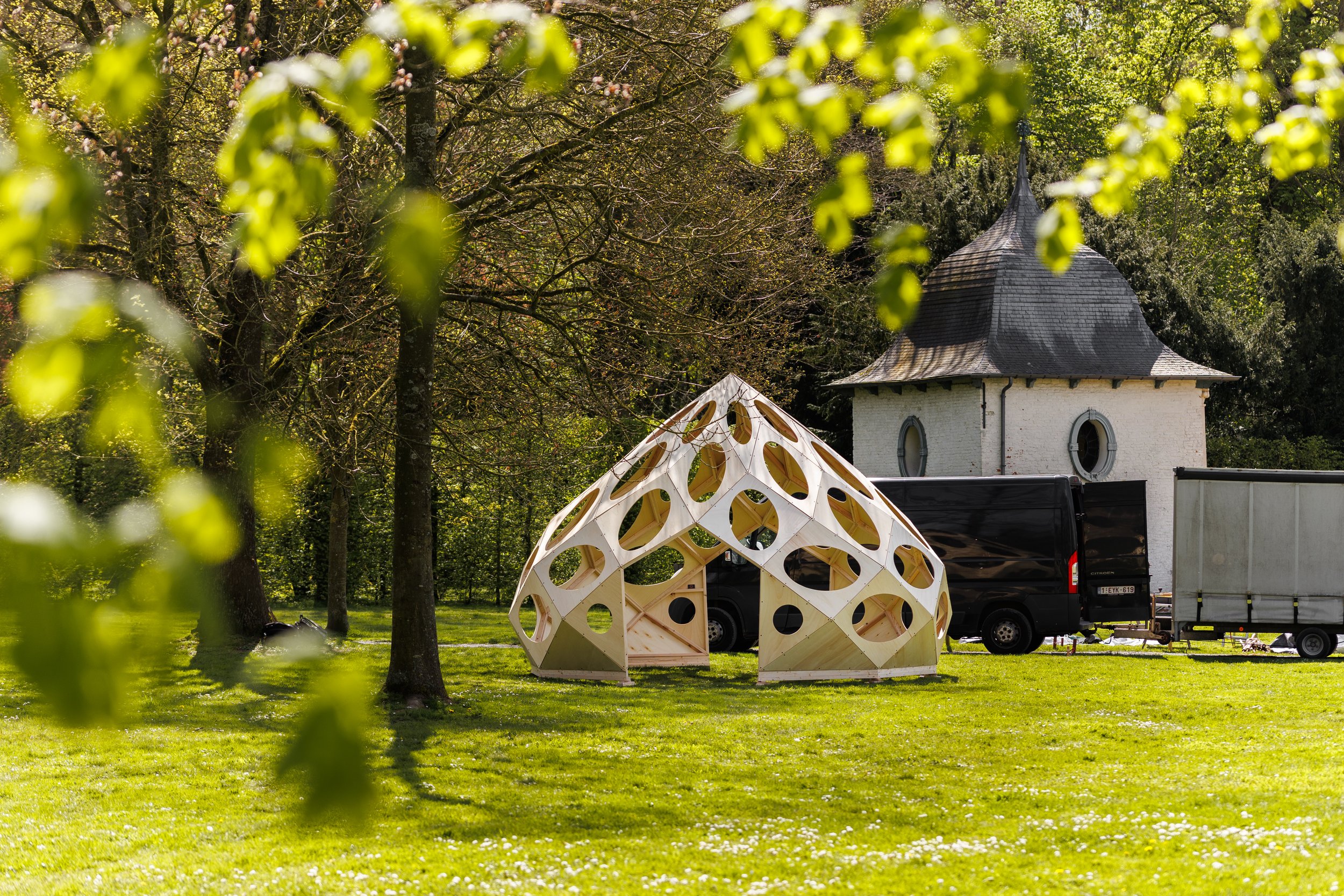 BV Wood construction bois insolite zome dome foire de jardin Enghien 2024