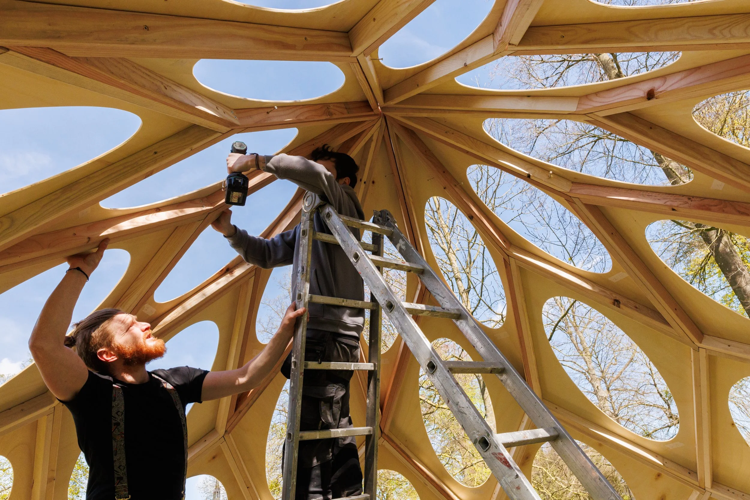BV Wood construction bois insolite zome dome foire de jardin Enghien 2024