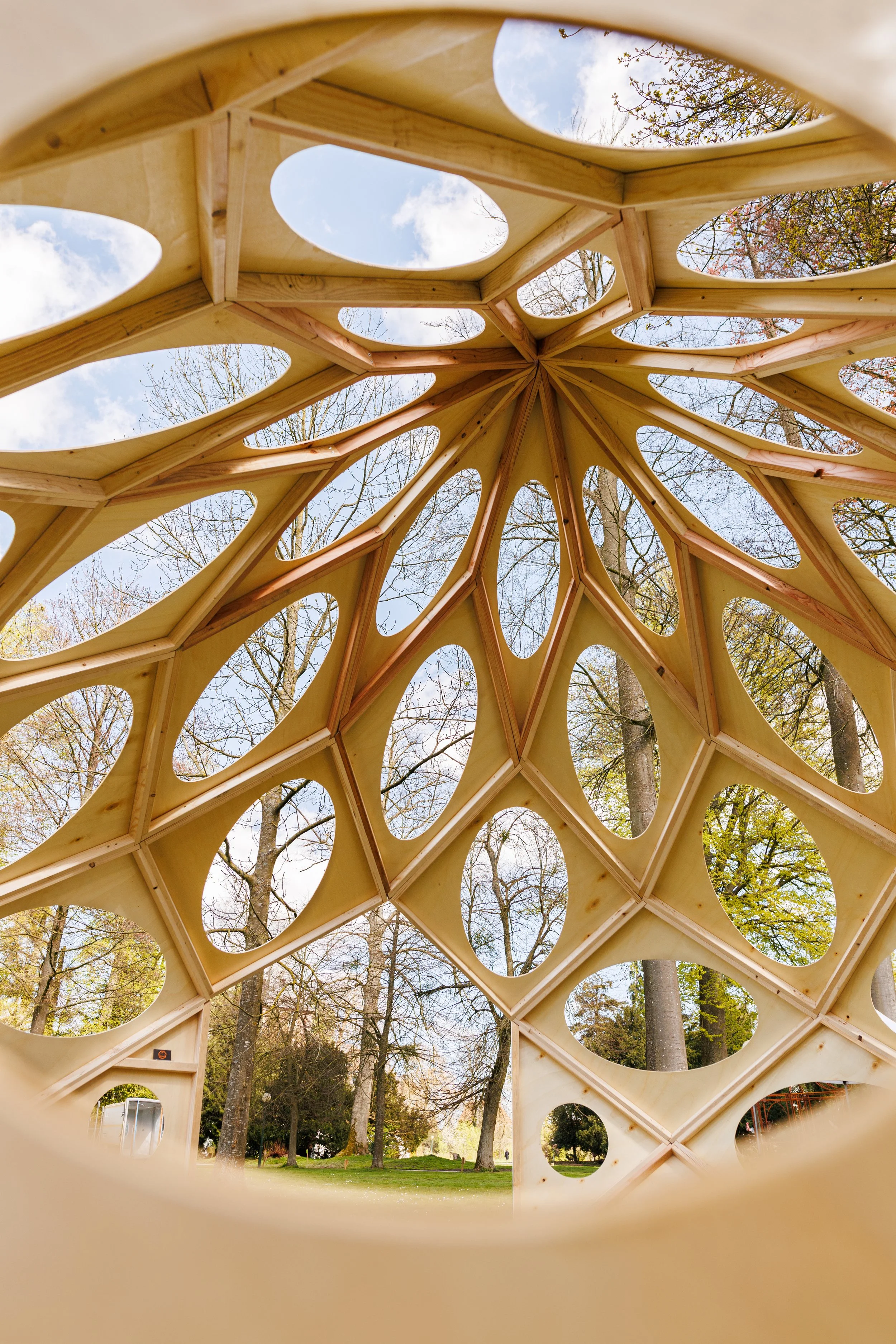 BV Wood construction bois insolite zome dome foire de jardin Enghien 2024