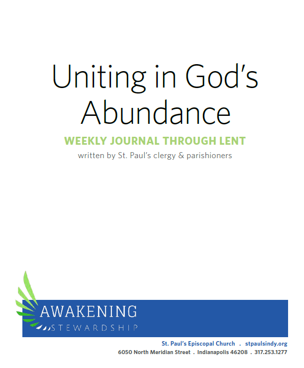 Lent Journal: Uniting in God's Abundance
