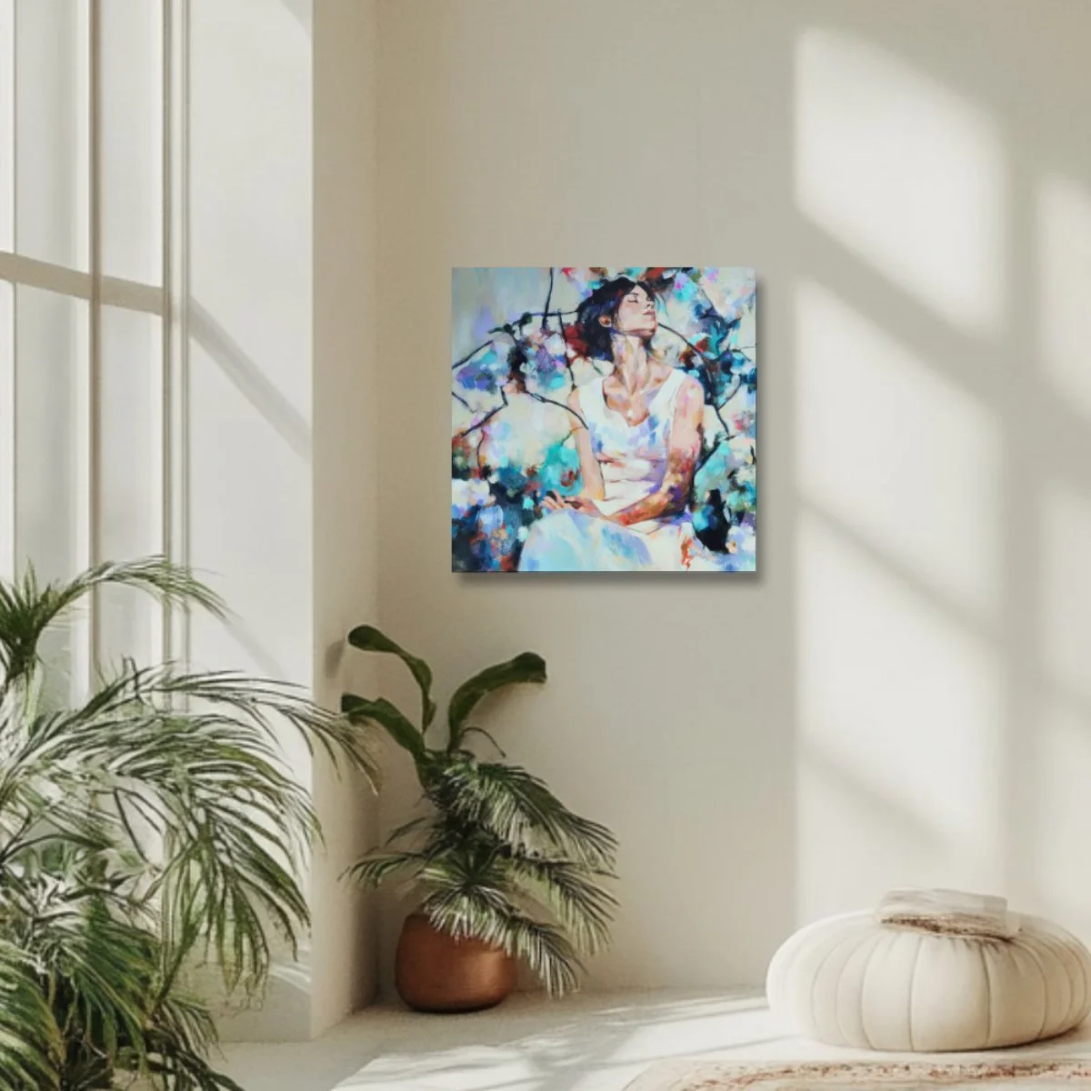 A pause, a breath, a moment of stillness in a blooming world. 🌸
A painting that holds serenity; a sanctuary for your walls, and for your soul. 🕊️

✨ Blooming Silence ✨
From my Garden Meditation series. Available now.
.
.
.
.
.
.
#BloomingSilence #G