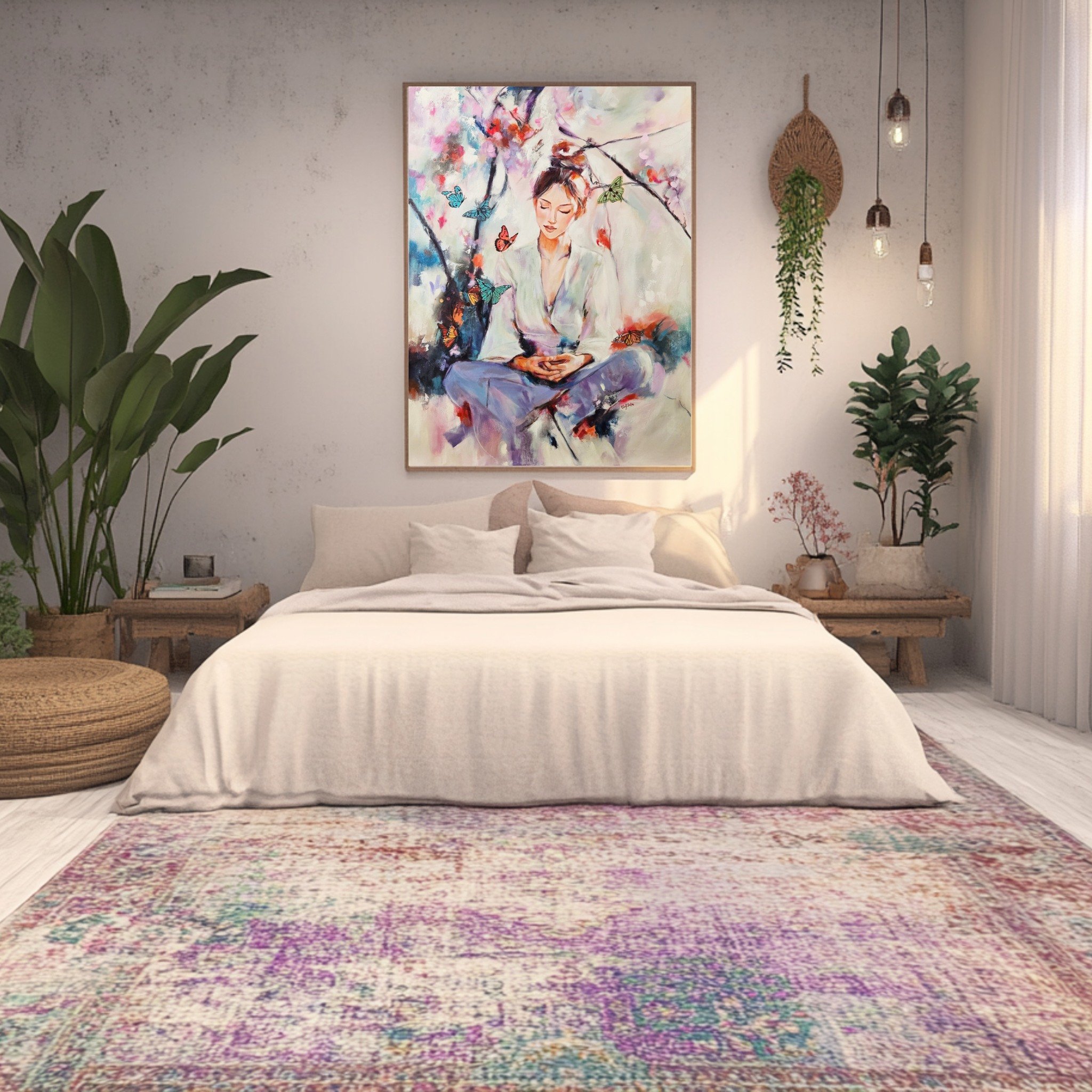 Looking back on a year of painting softly ✨ As 2025 gently comes to a close, my heart feels so full. It was a full year. I learned a lot, travelled, spent quiet studio hours, and created more than 60 original paintings. I painted each one with so muc