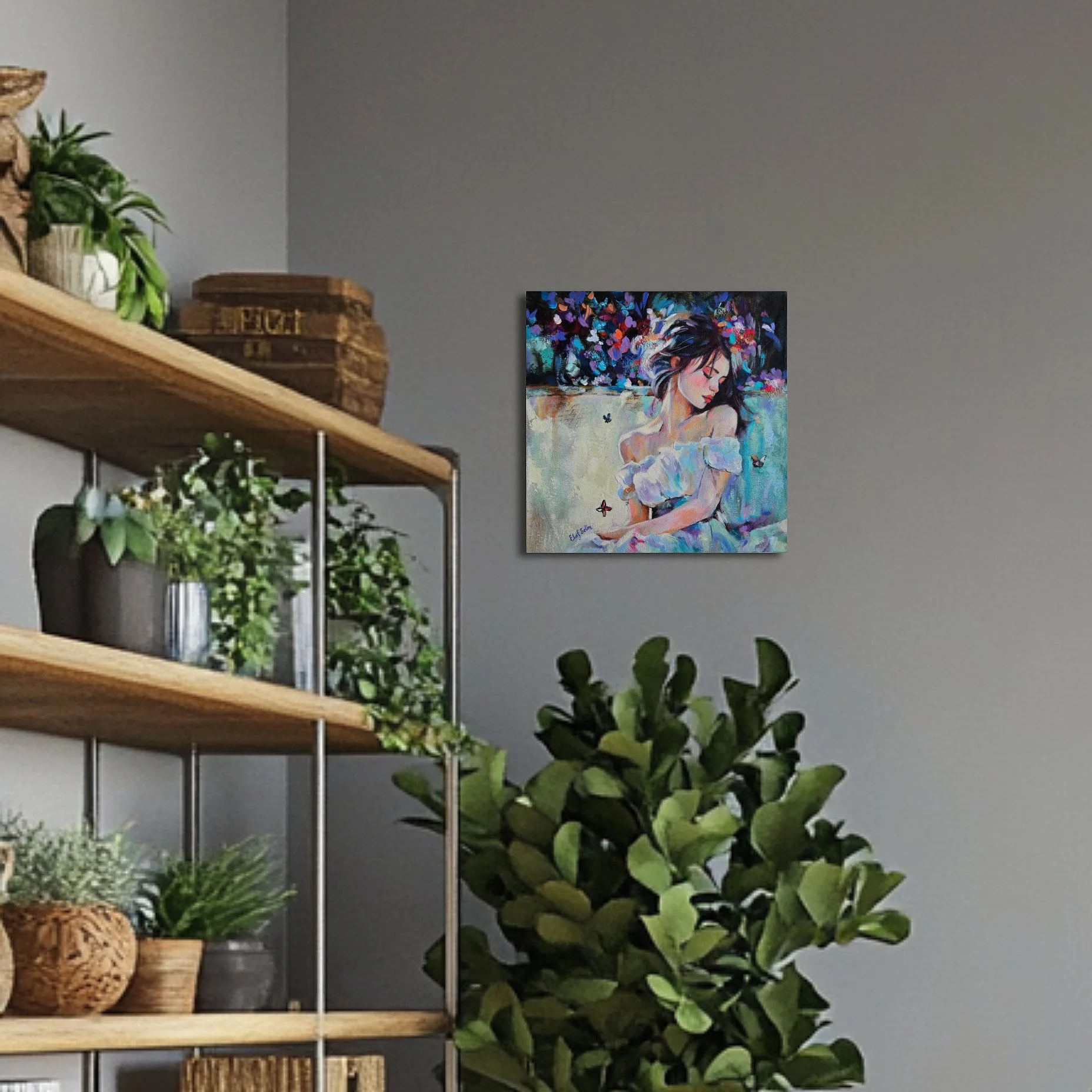 A quiet turning...
Not rushing forward 
just arriving softly...
On the Edge of Softness 🤍

This piece is meant to live quietly in your space, offering you a sense of gentle presence and reminding you to slow down and soften 🌸

Exclusive release dat