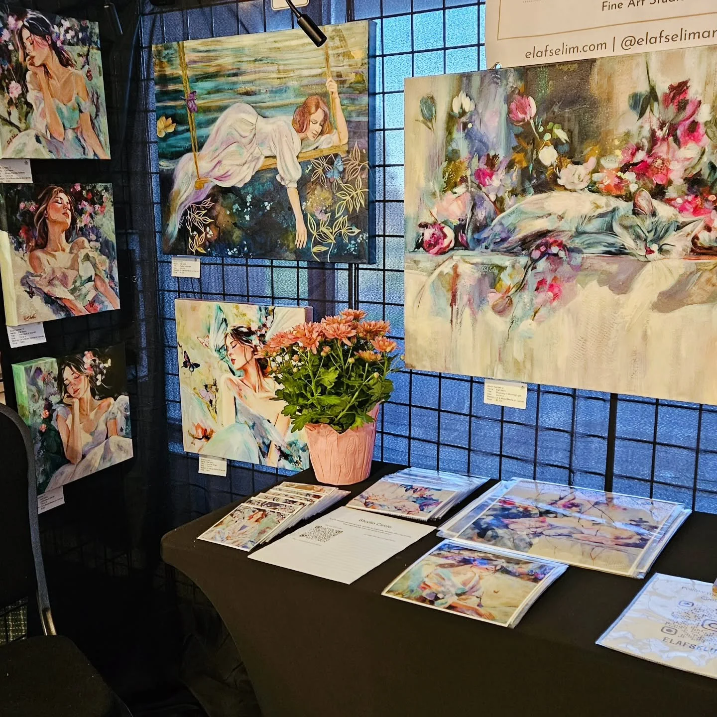 Last weekend was the first Arteast Fine Art Show in Pineview Golf Club 💝 I had such an amazing time and met lots of collectors and talented artists 😊

Thank you so much for visiting my booth and your heart warming conversations about art, creativit