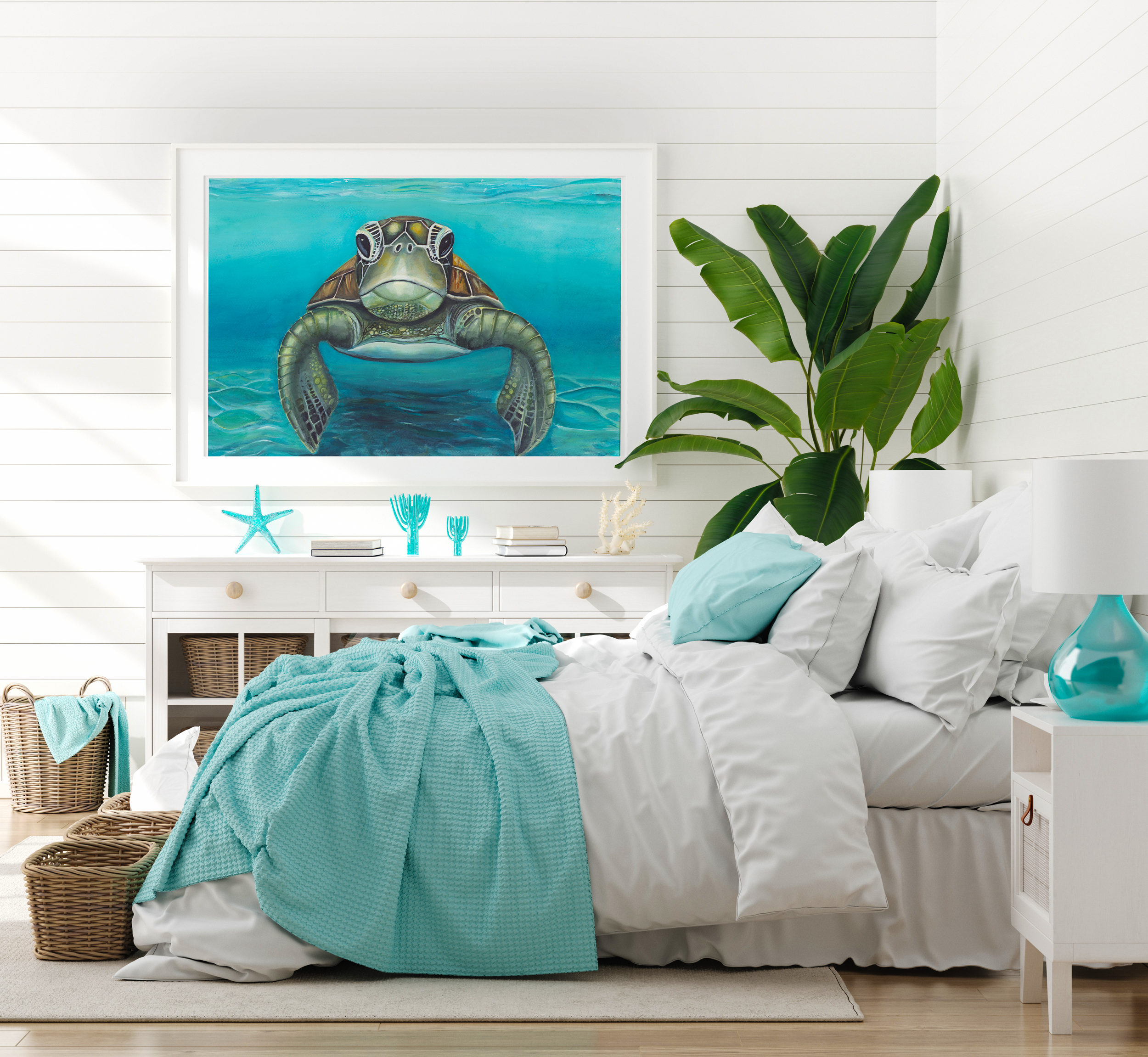 Turtle Watercolor Mockup .png