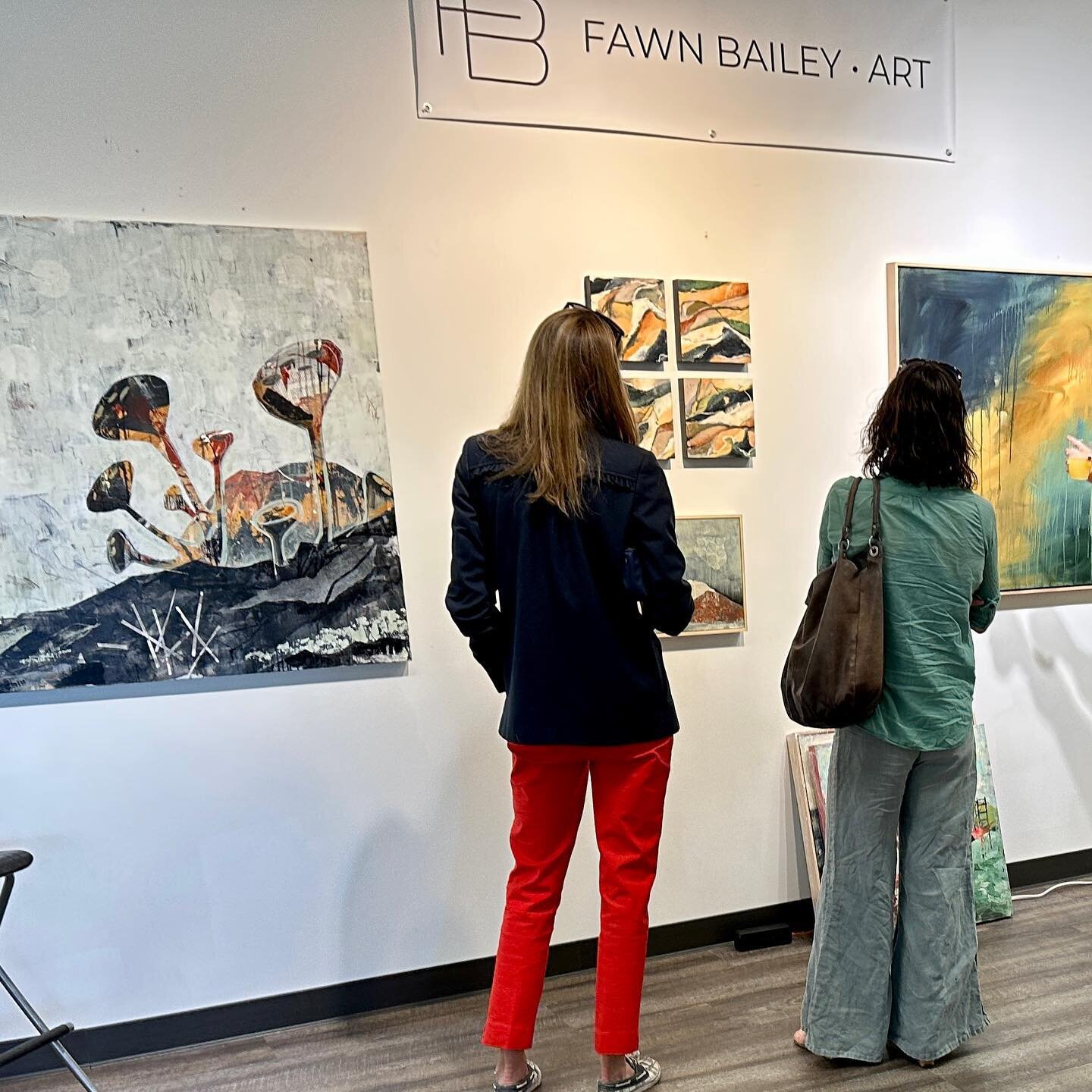 Sending out a huge Thank You to everyone who came out to open studios this weekend! 

I&rsquo;m feeling extra grateful today for all the connections with artists, collectors, friends, designers, and art lovers. Thank you to everyone who took home a p