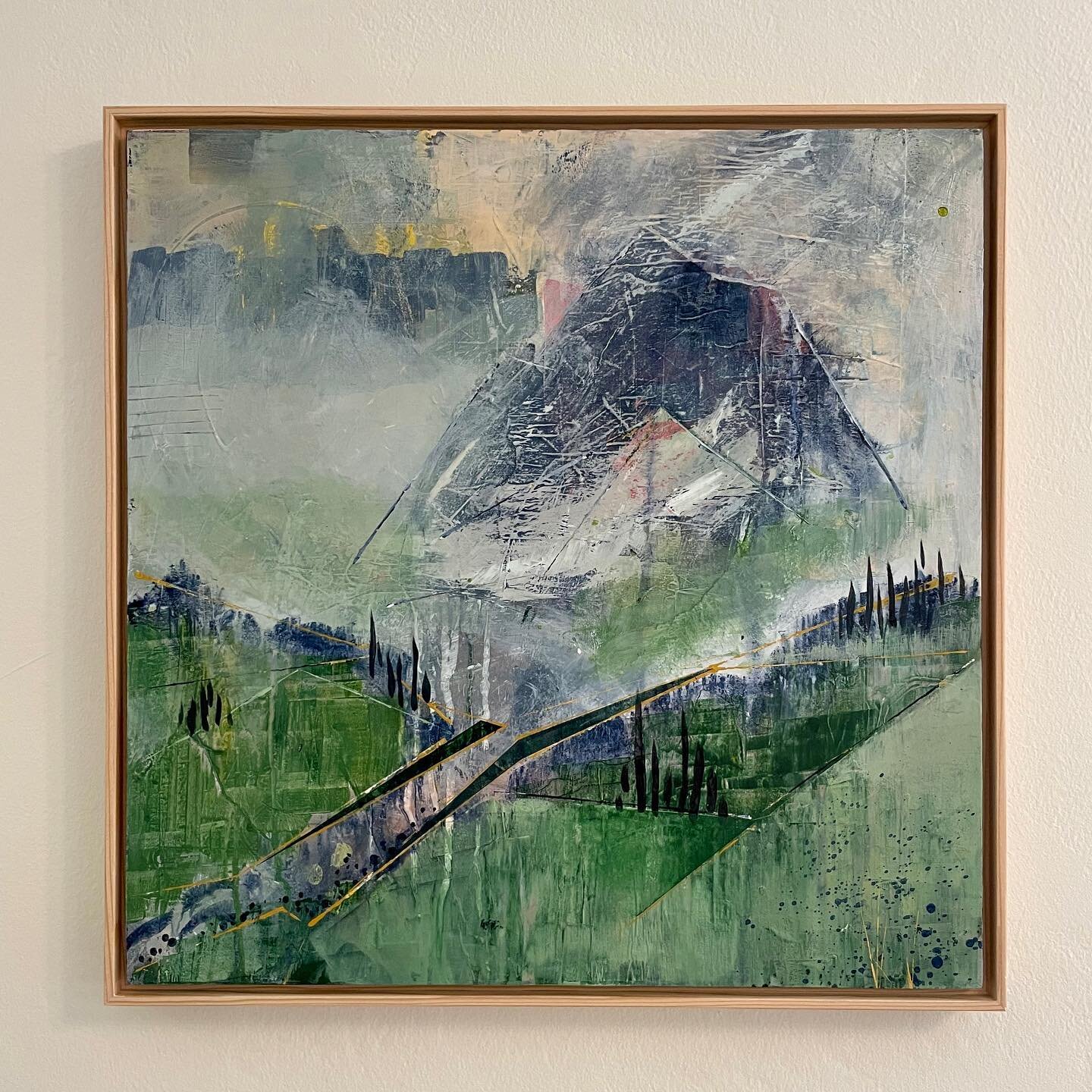 &ldquo;Levitating&rdquo; is one of those paintings that seemed to manifest itself. The misty mountain appeared out of nowhere and all that was left for me to do was nestle it into a verdant valley. 

I could not be happier that this painting ended up