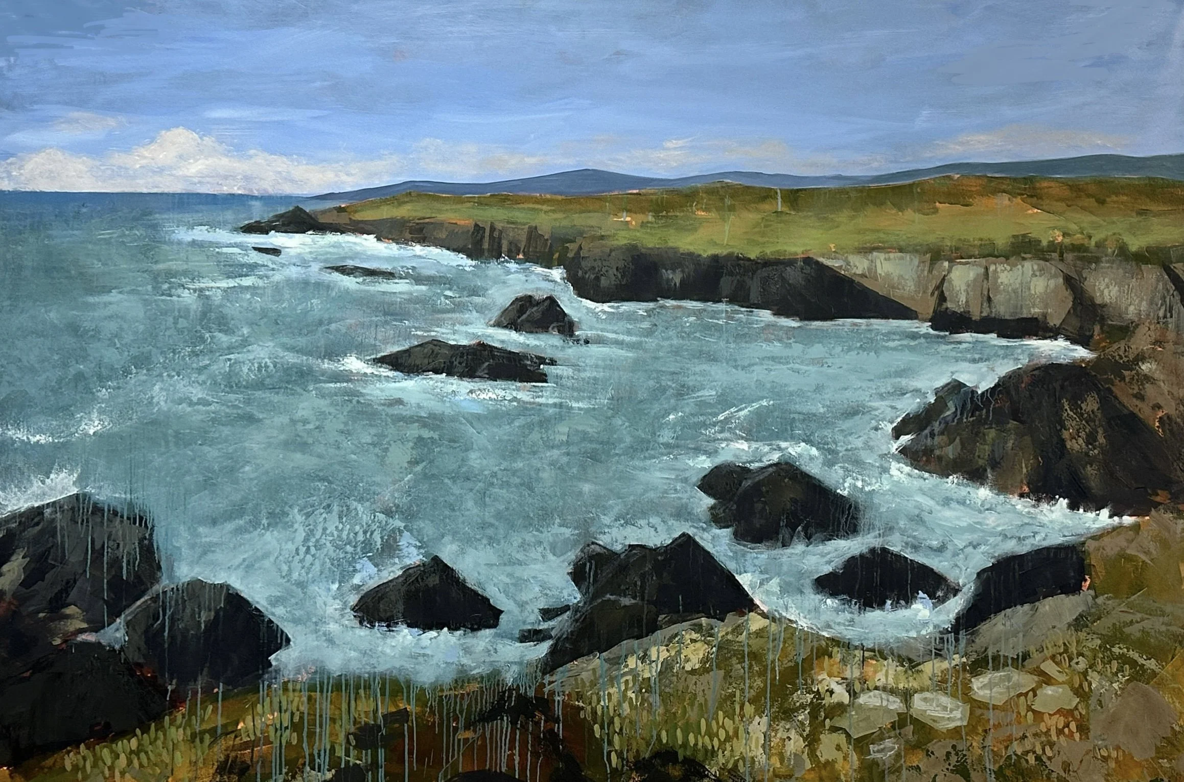 CRAVING THE COAST
56x83 in.

acrylic on stretched canvas