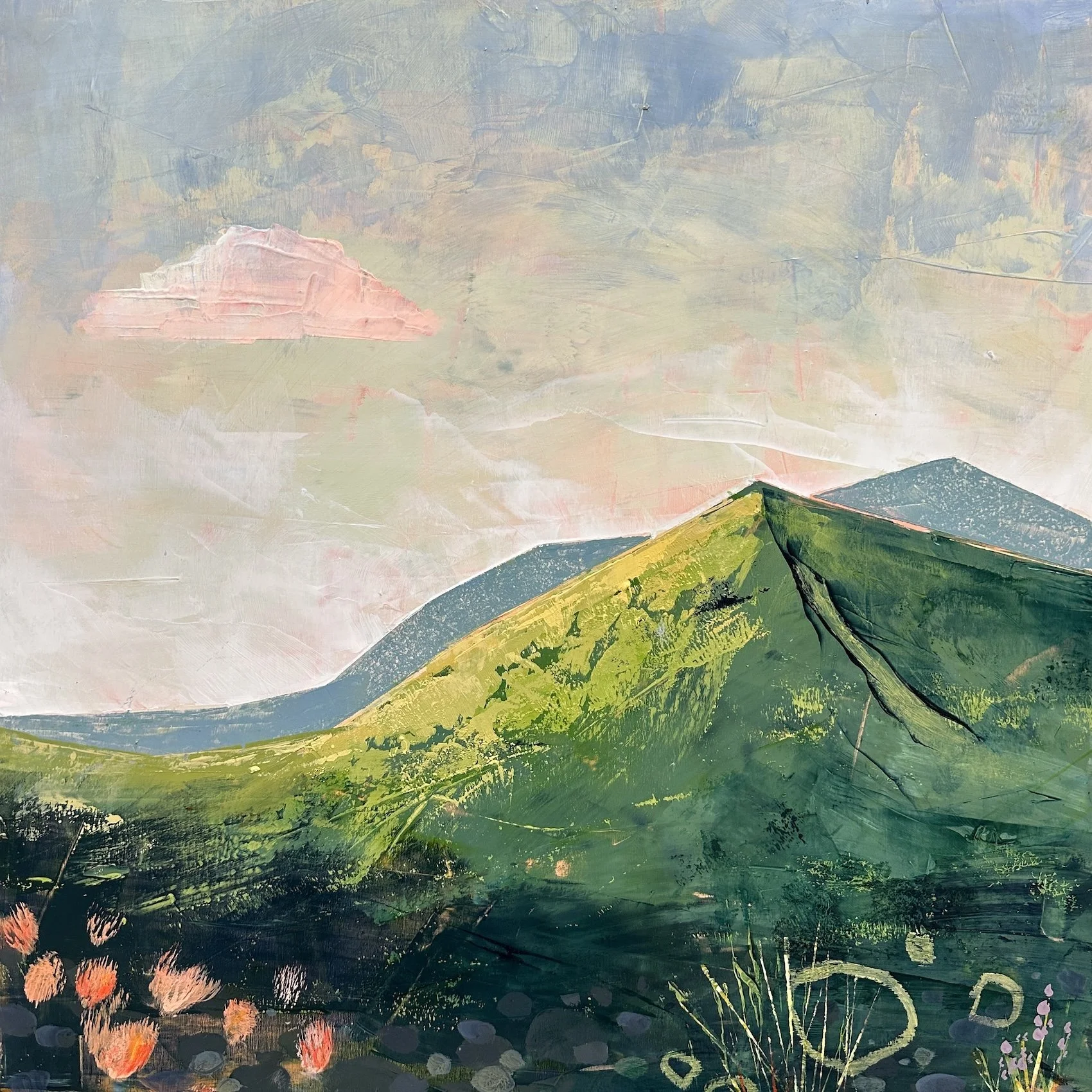 SUNKISSED II
16 x 16 x 1.5 in.

acrylic on panel, painting continues on sides