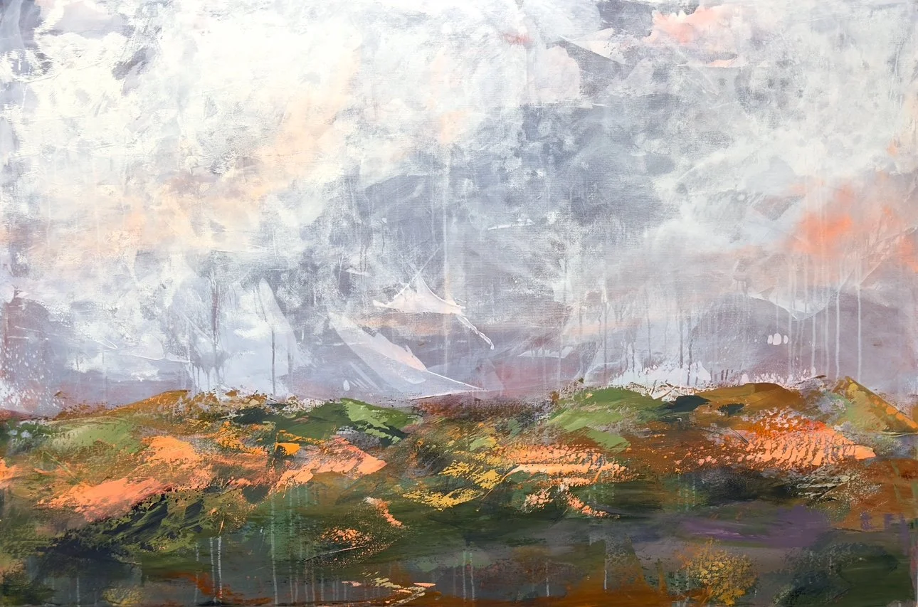 EARTHEN AFTERGLOW
40x60 in.

Acrylic on canvas, framed